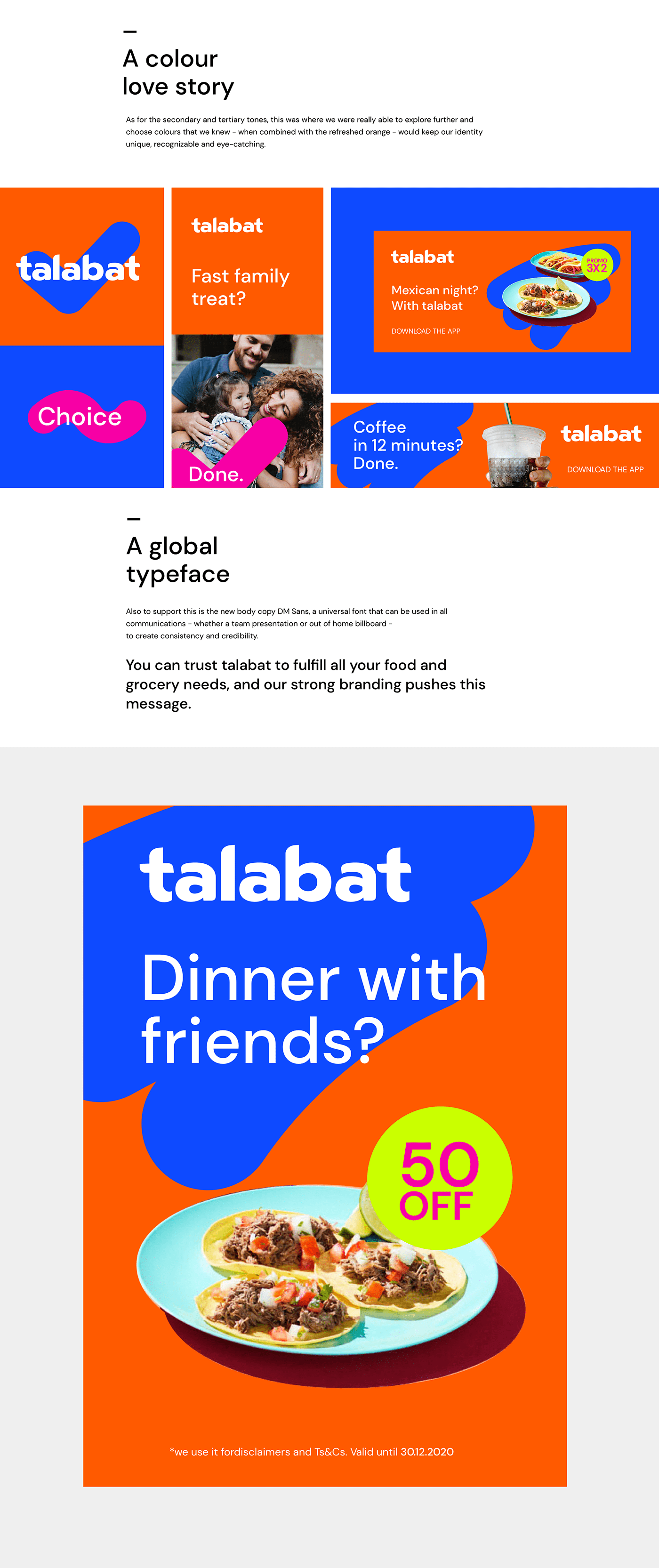 branding  colour palette design graphics logo marketing   Rebrand talabat verticals
