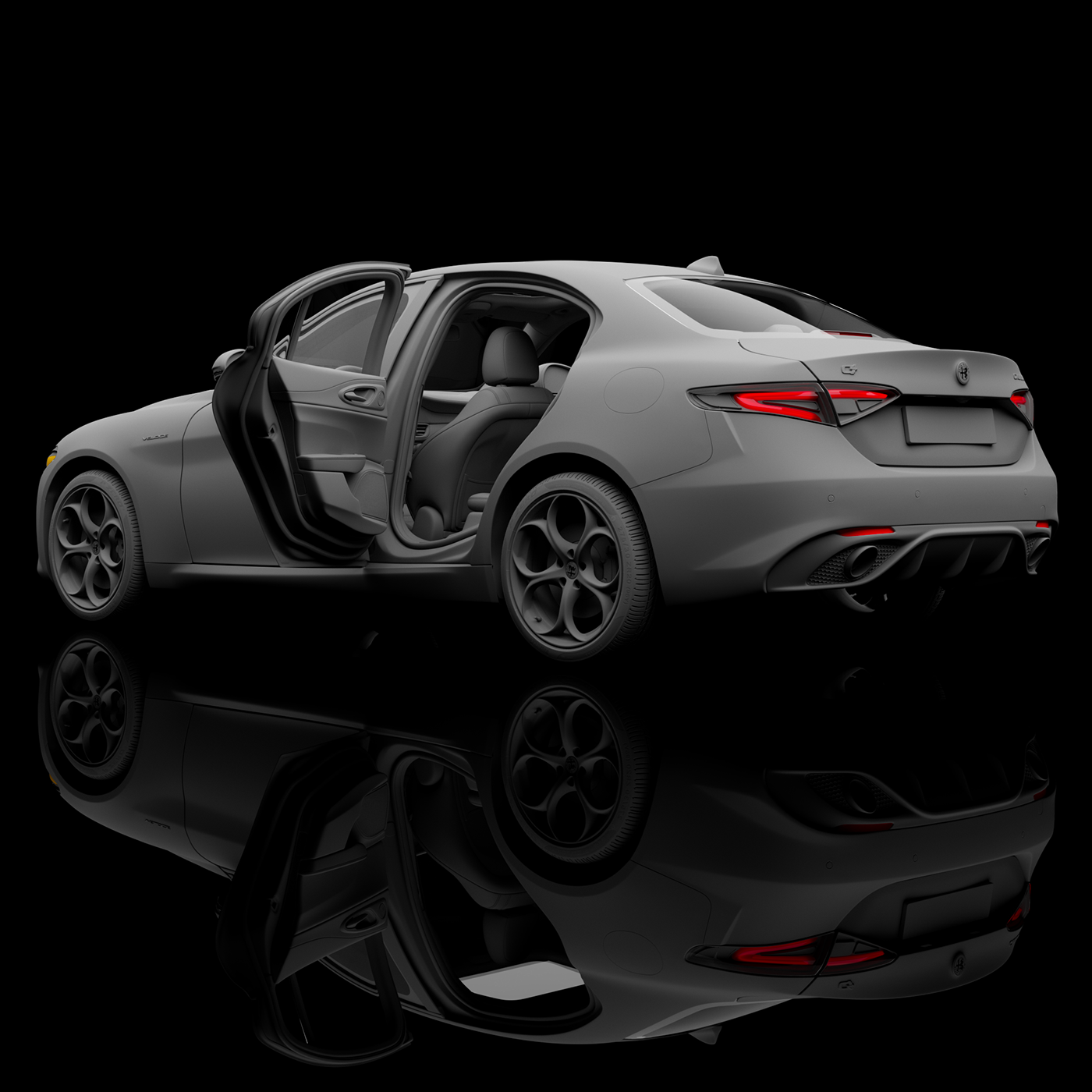 car automotive   3D visualization Render
