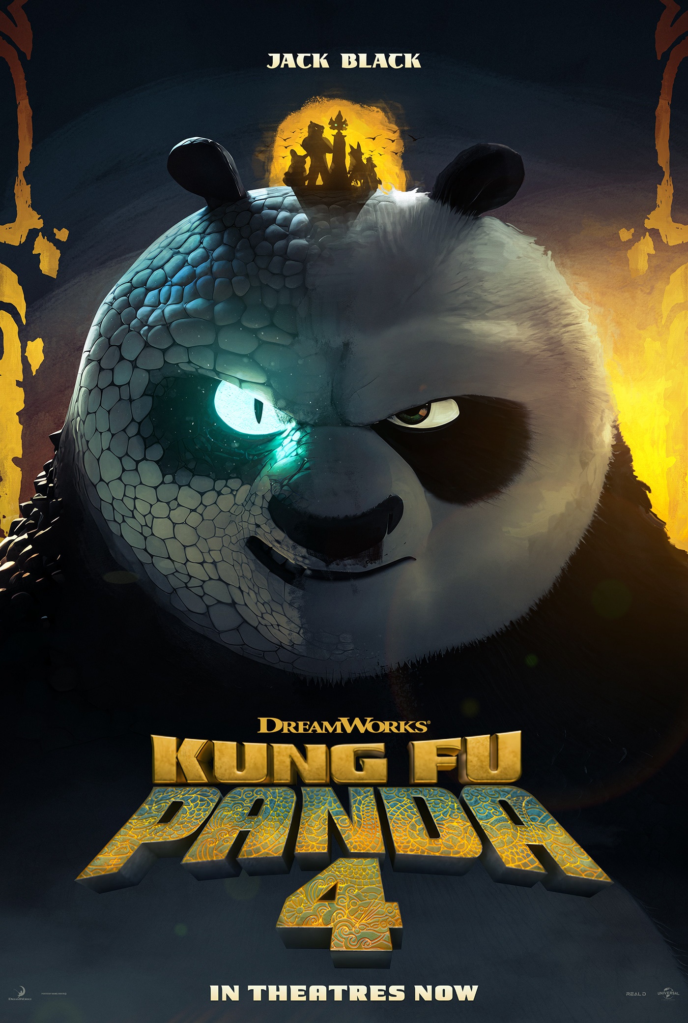 kung fu panda movie poster poster movie Film   photoshop photomanipulation ILLUSTRATION  Digital Art  Advertising 