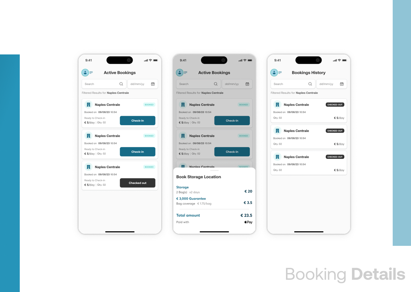 E COMMERCE Mobile app user experience application Booking booking app