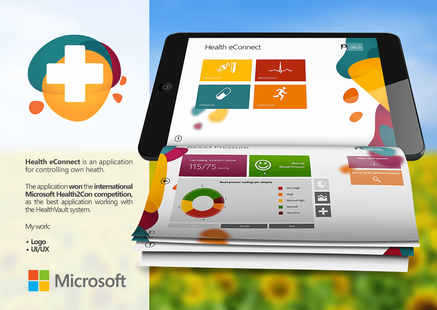 Health medical Microsoft healthvault windows winner application software
