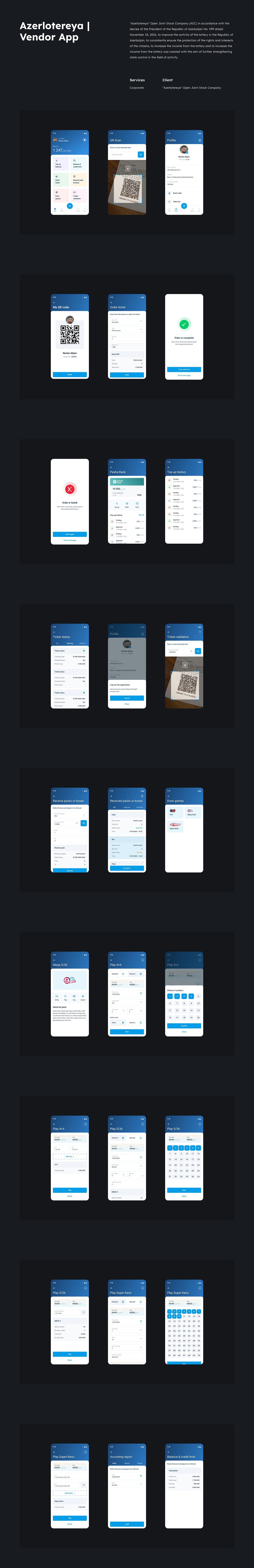 android app application creative design ios loteria mobile UI ux