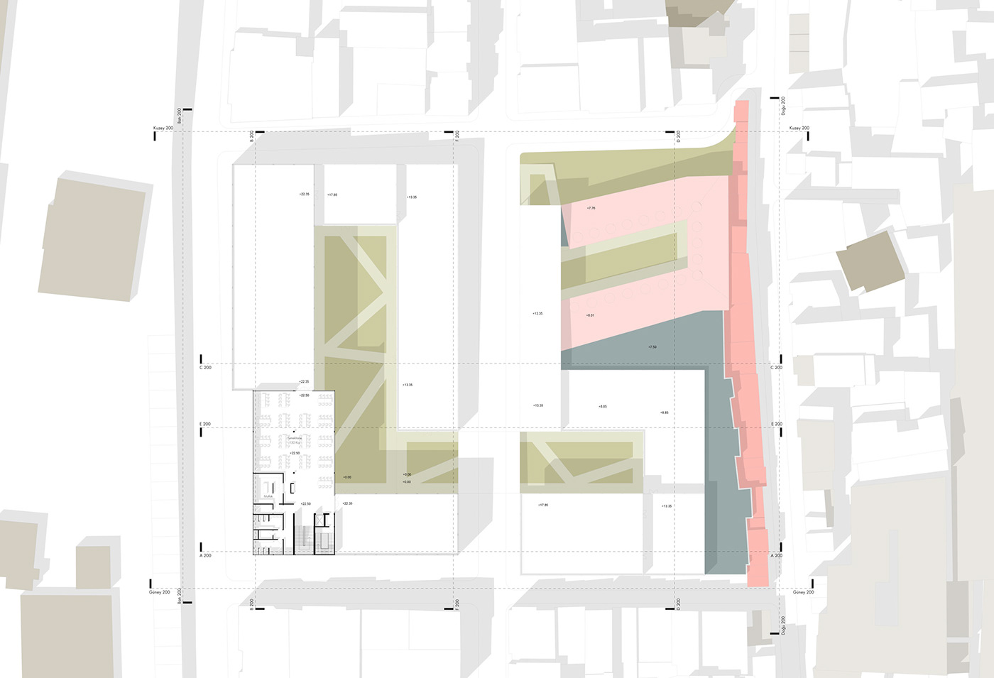 architecture educational renovation Urban Landscape site 3D archviz ILLUSTRATION  Drawing 