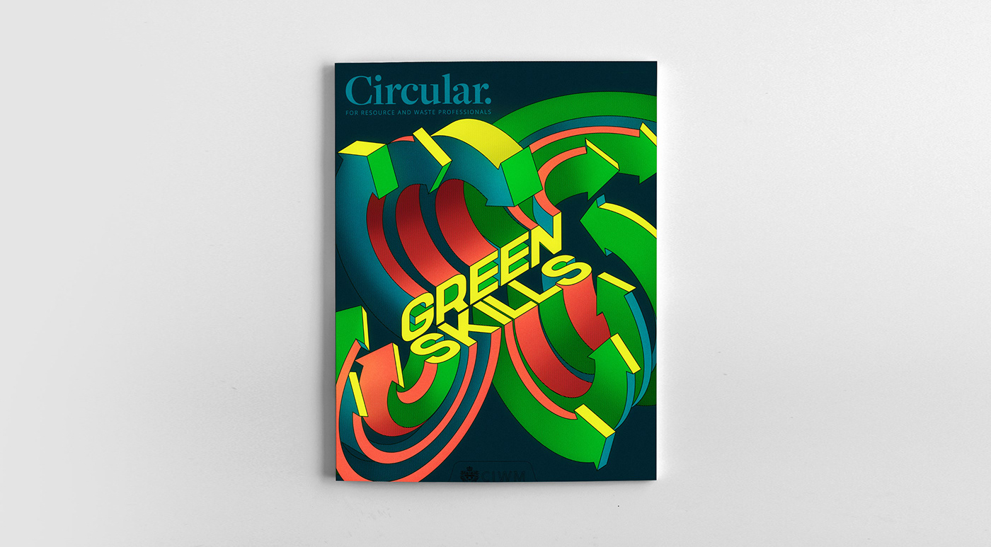 typography   adobe illustrator Magazine Cover Cover Art 3D Type 3d art 3D illustration notai charles williams made up