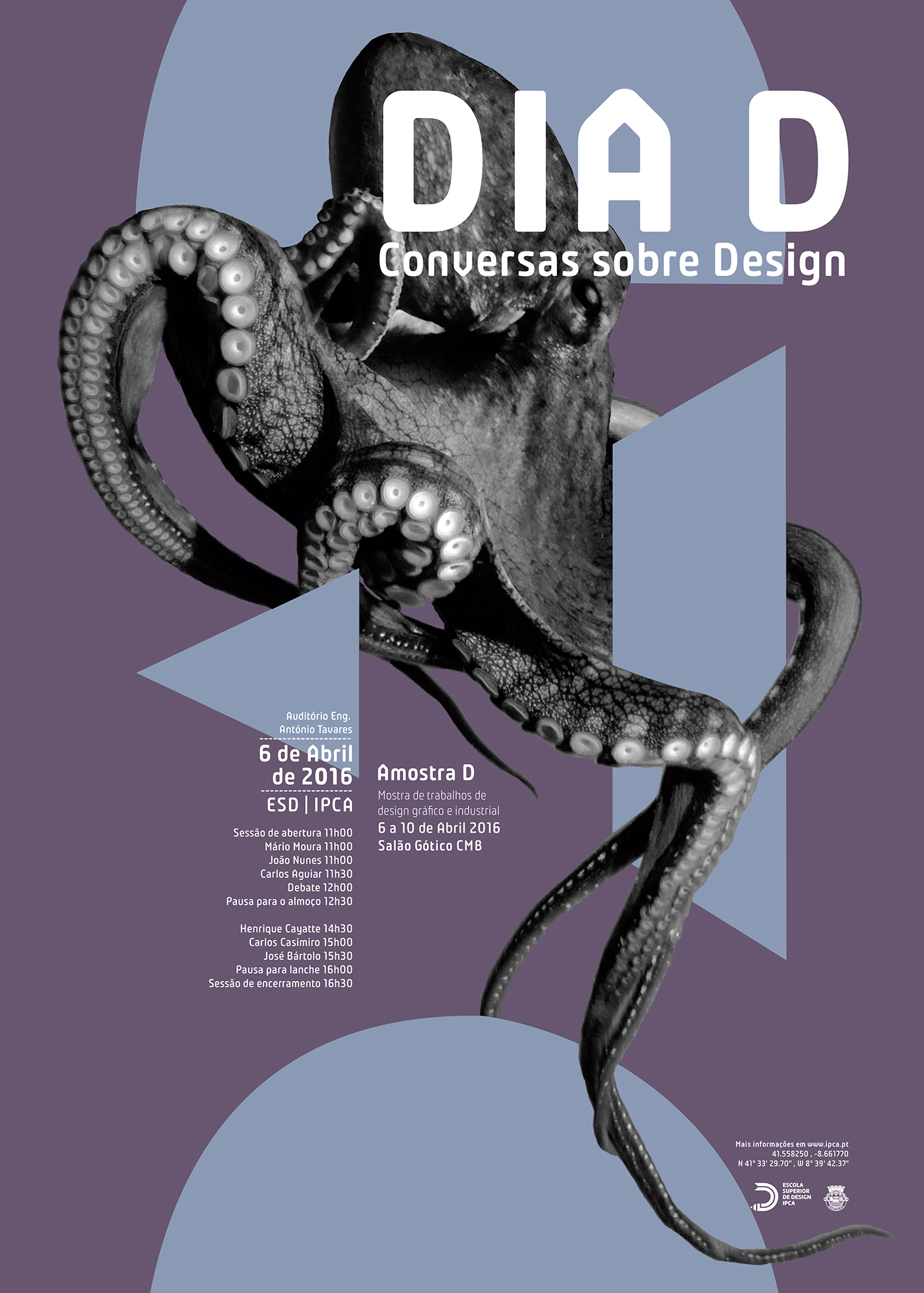 D Day. octopus visual identity