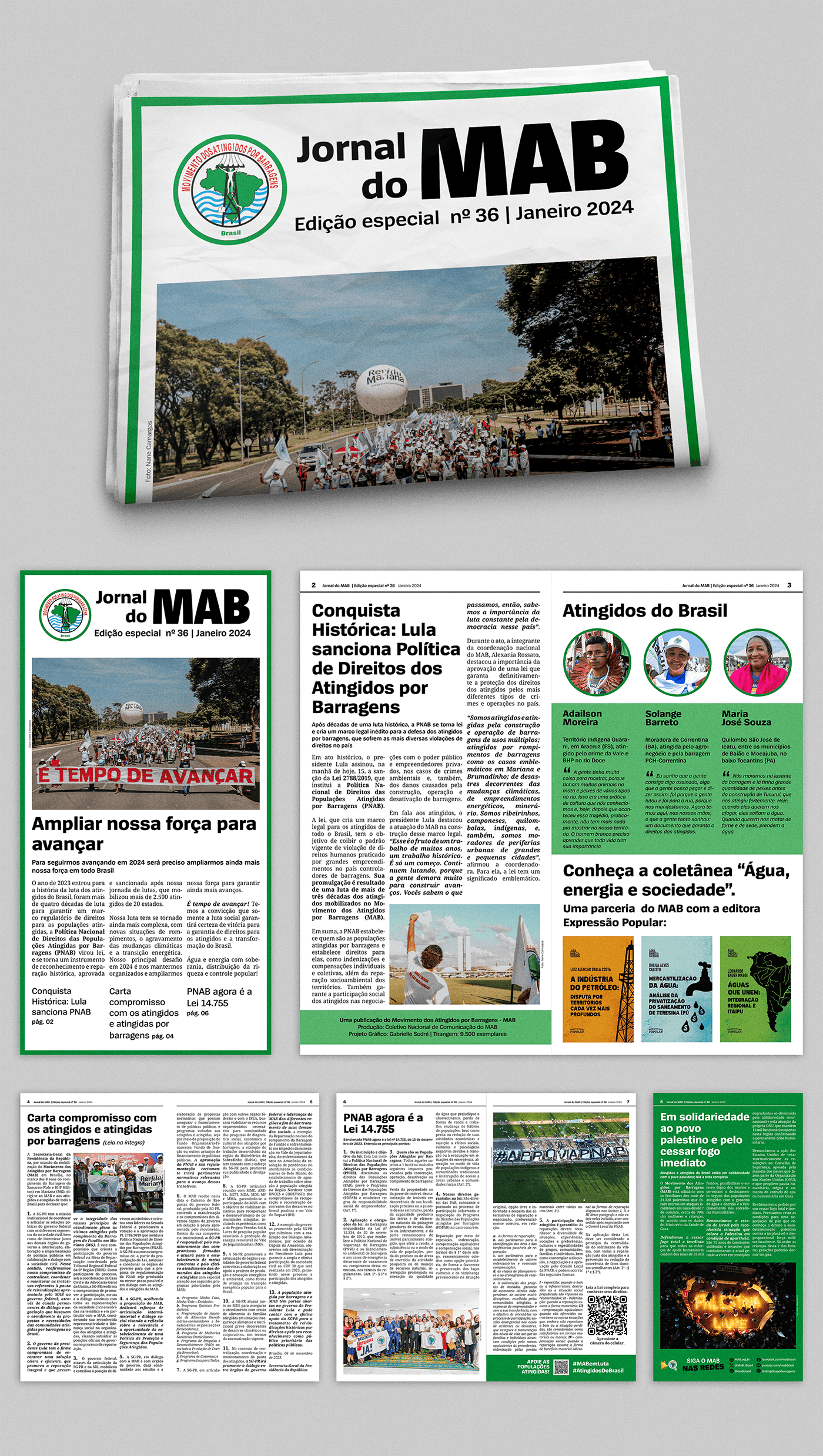 jornal newspaper Mockup Brasil diagramação design gráfico editorial print