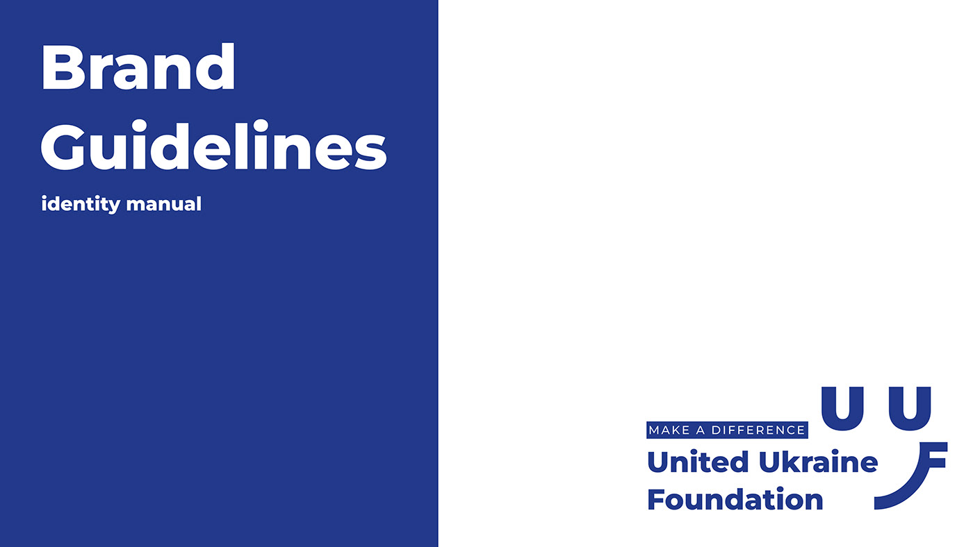 brand identity branding  Charity Fund guidelines identity logo Logotype smiley typography   ukraine