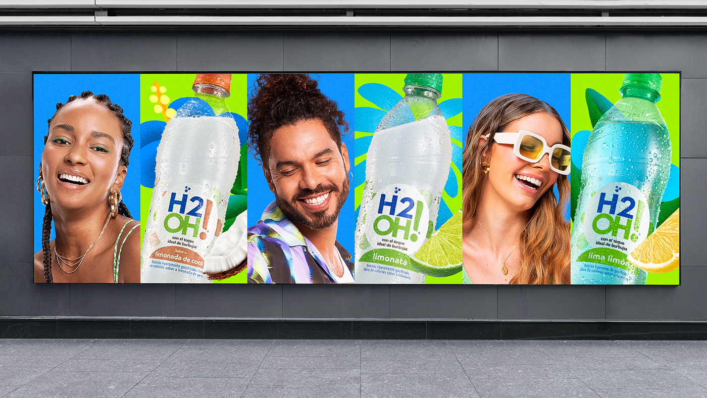 art direction  ILLUSTRATION  colorful Digital Art  Graphic Designer Advertising  designer graphic ads H2OH!