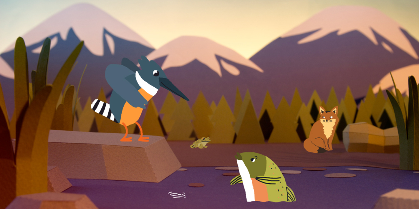 ebook stop motion papercraft 2D animals cuentos del huequito animation kids TALES traditionalanimation