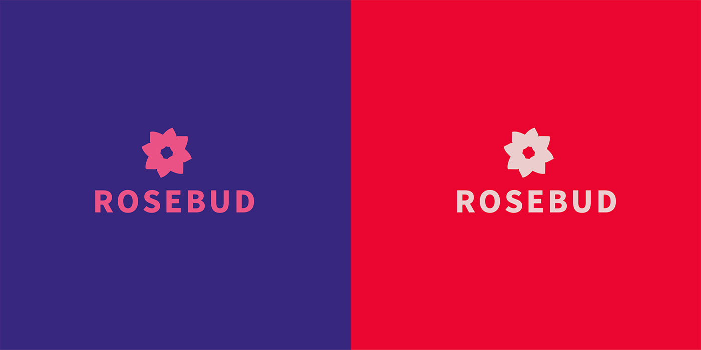 brand branding  colorful identity logo rose rosebranding rosebud Socialmedia