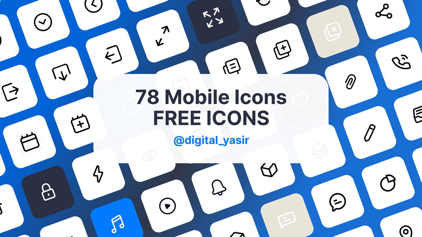 app design designer Figma freeicons Icon icons icons assets mobile icons vector
