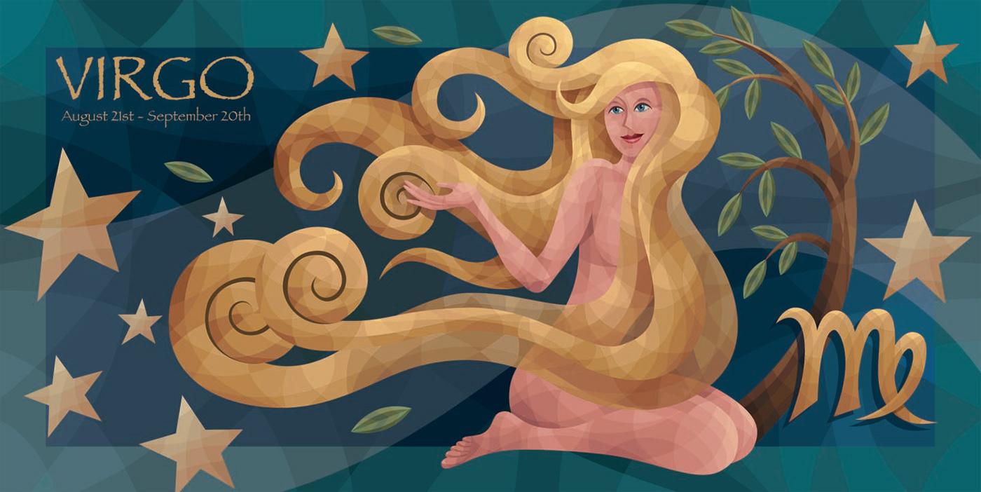 zodiac sign Astrology Illustrator star woman animal water fish symbol
