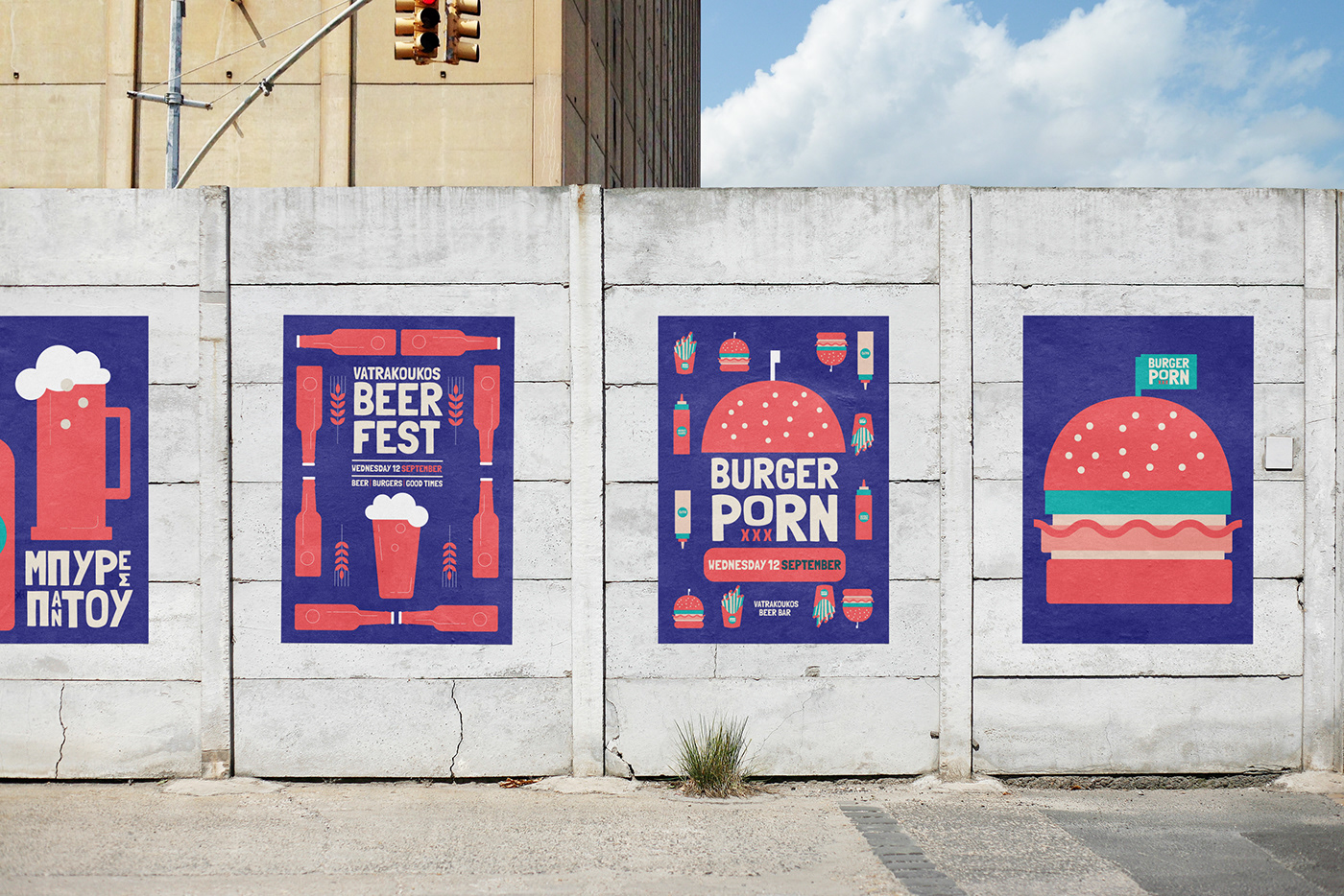 beer festival illustrations identity festivalbranding fresh modern Young Dynamic greek