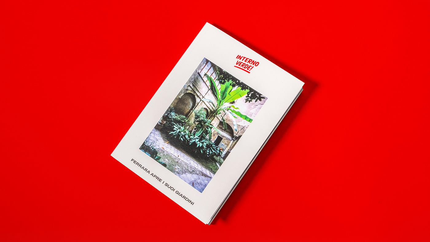 interno verde book print design  Photography  editorial type ferrara garden festival