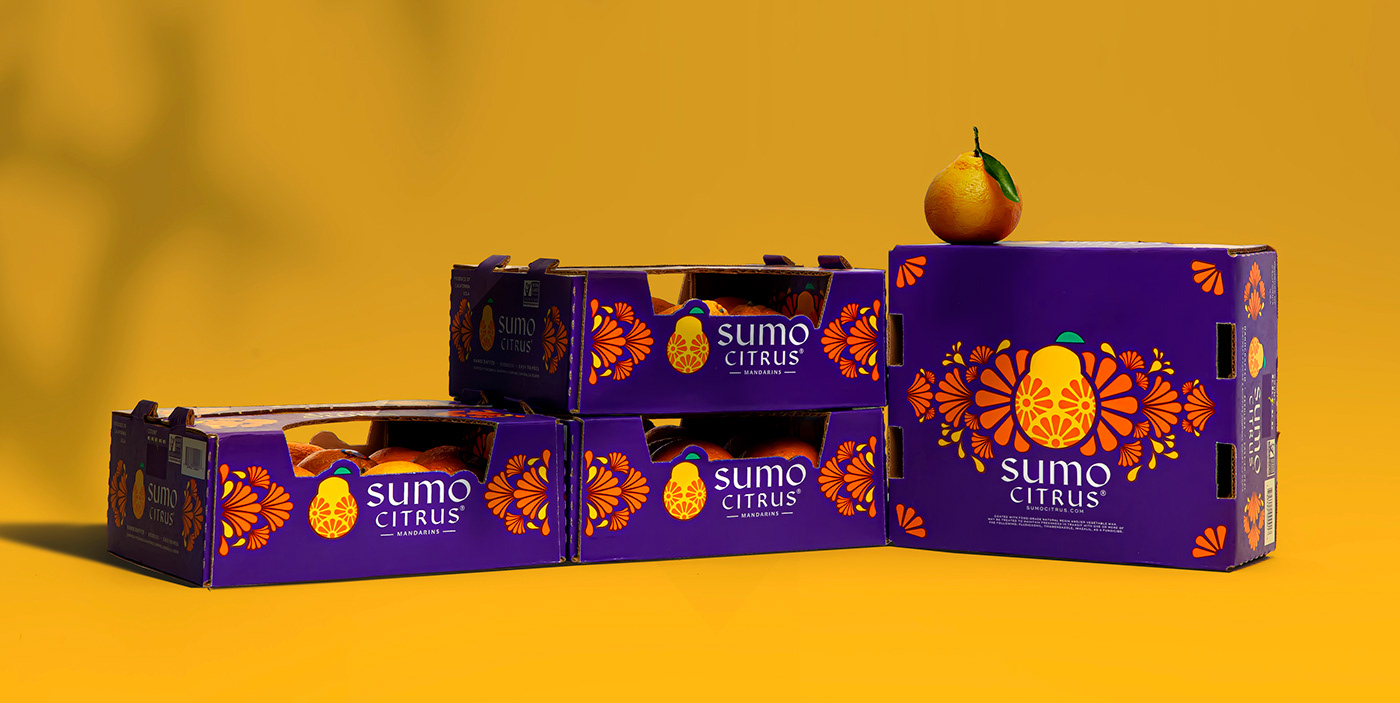 branding  packaging design food design Food Packaging Fruit graphic design  logo Packaging rebranding sumo citrus
