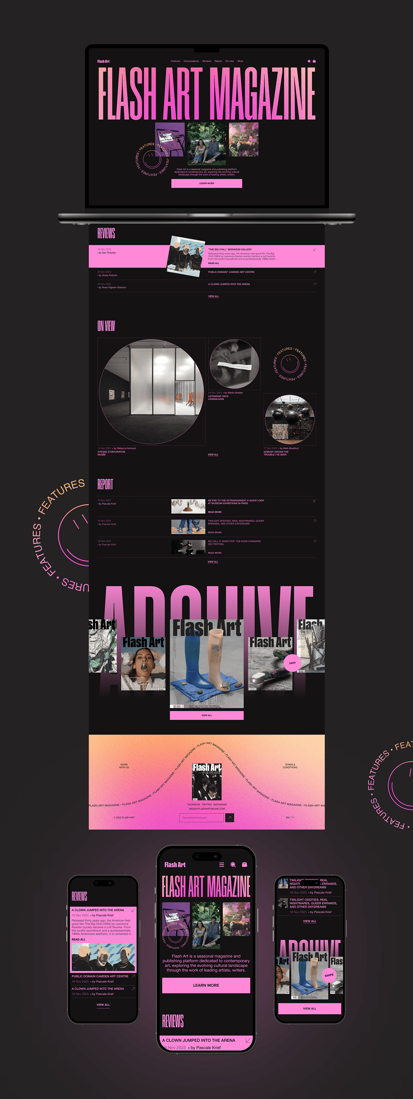 magazine journal Exhibition  Photography  article typography   news media agency creative
