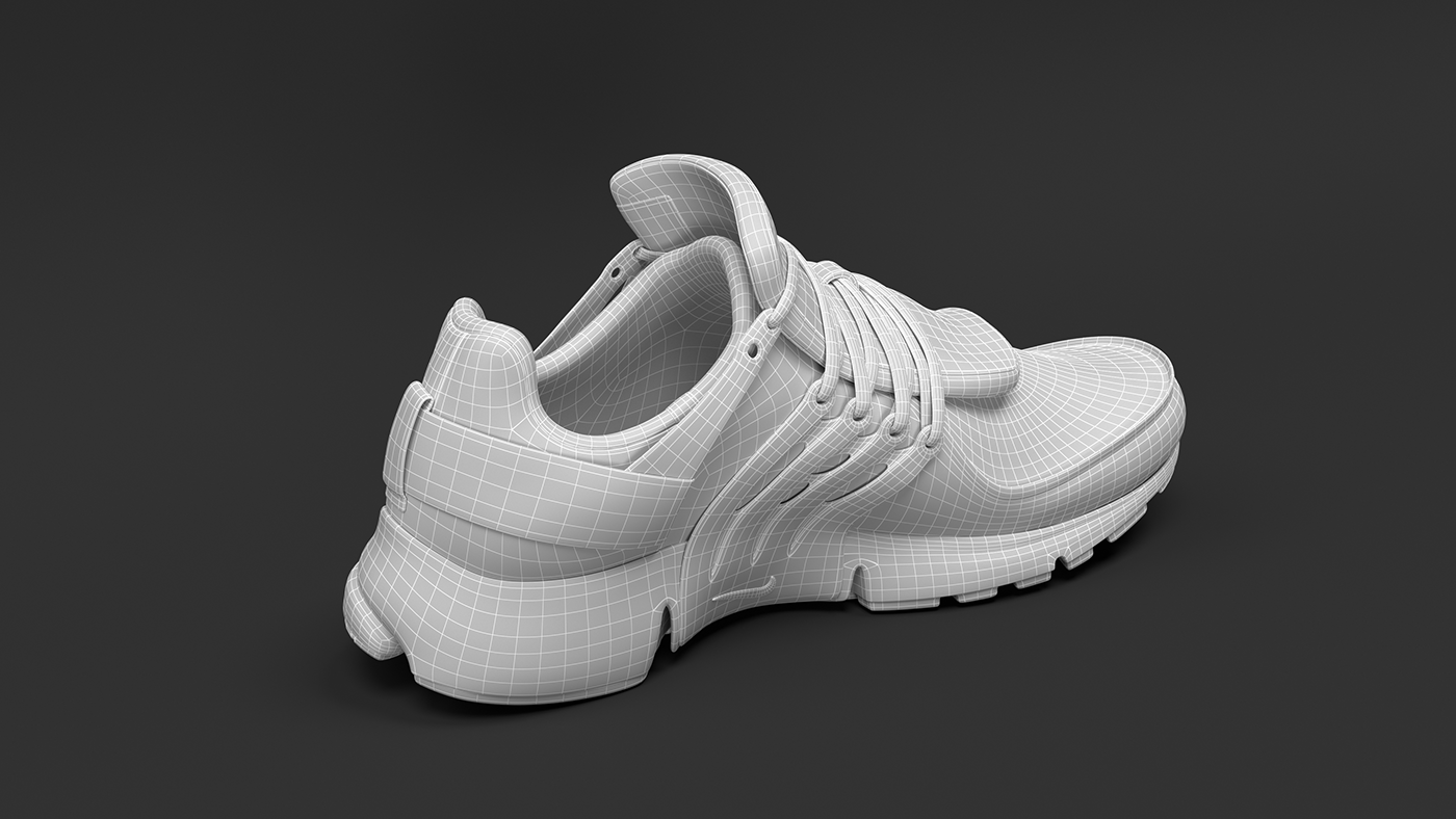 Nike Nike Shoes offwhite sneakers shoes 3d modeling Render footwear Fashion  model