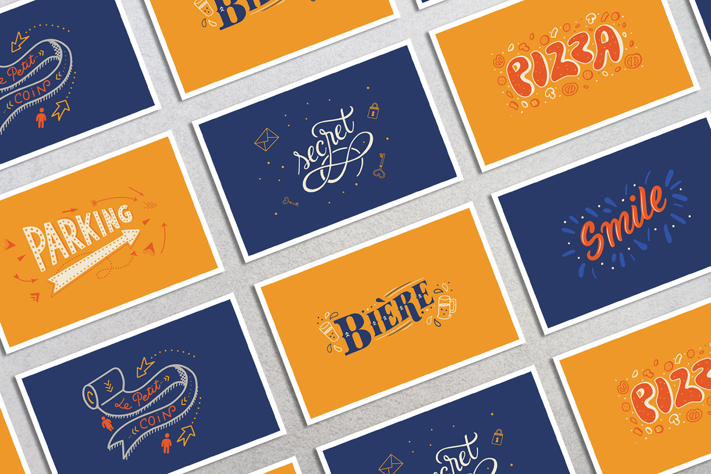 branding  restaurant Signage ILLUSTRATION  hybrid logo monogram Pizza beer color