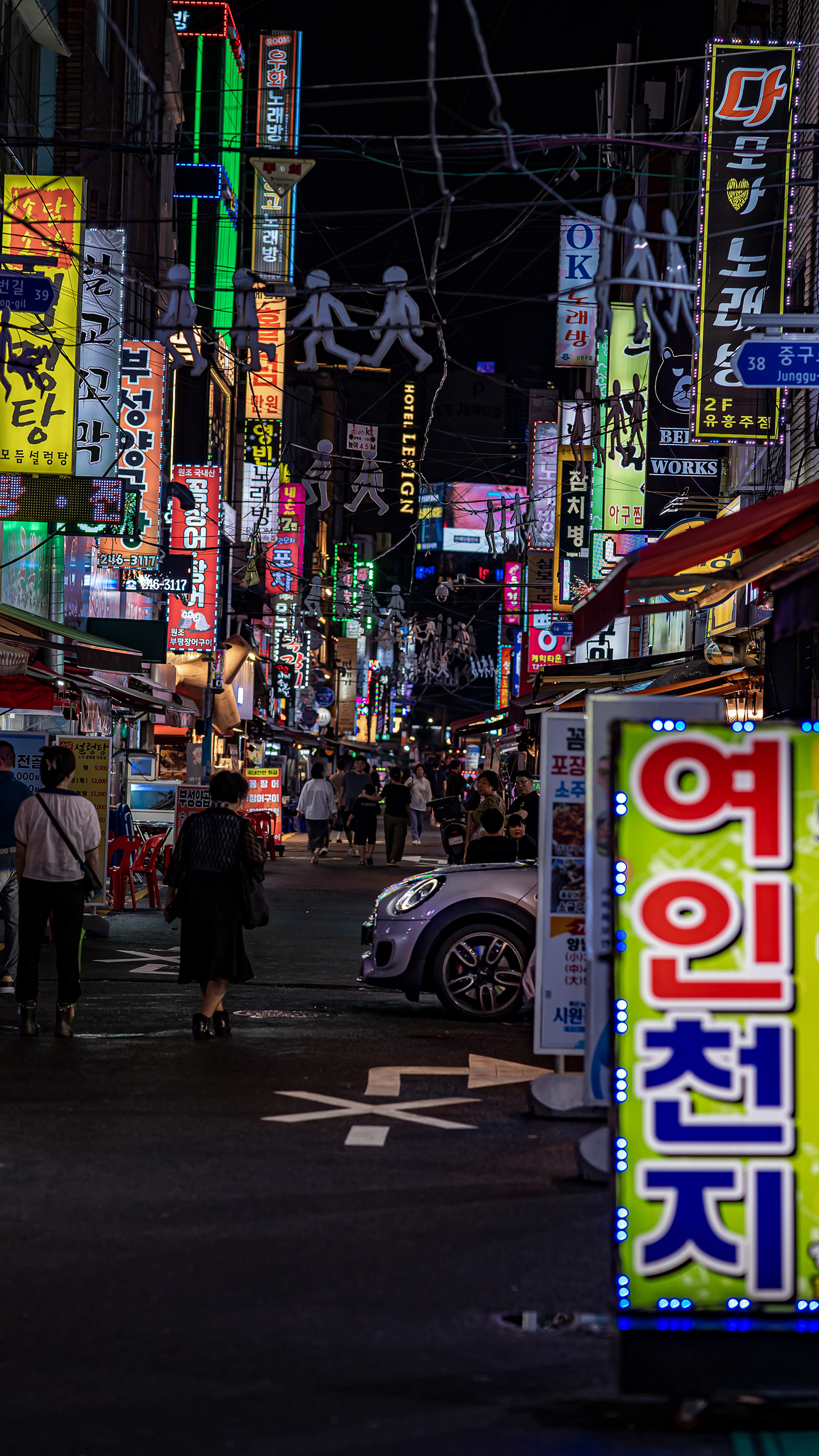 Busan southkorea night streetphotography reportage Urban neonlights sonyalpha