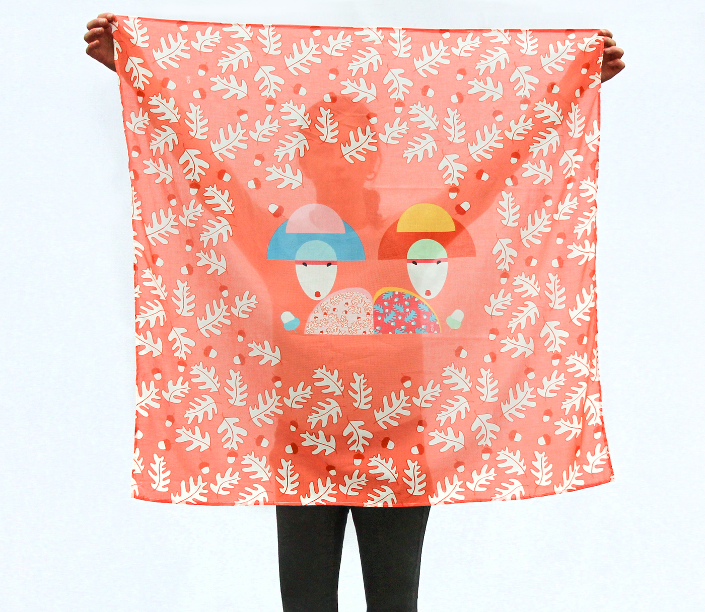 pattern patterndesign geisha Idioms Magali Pagnier textil surface design Mode furoshiki foulard