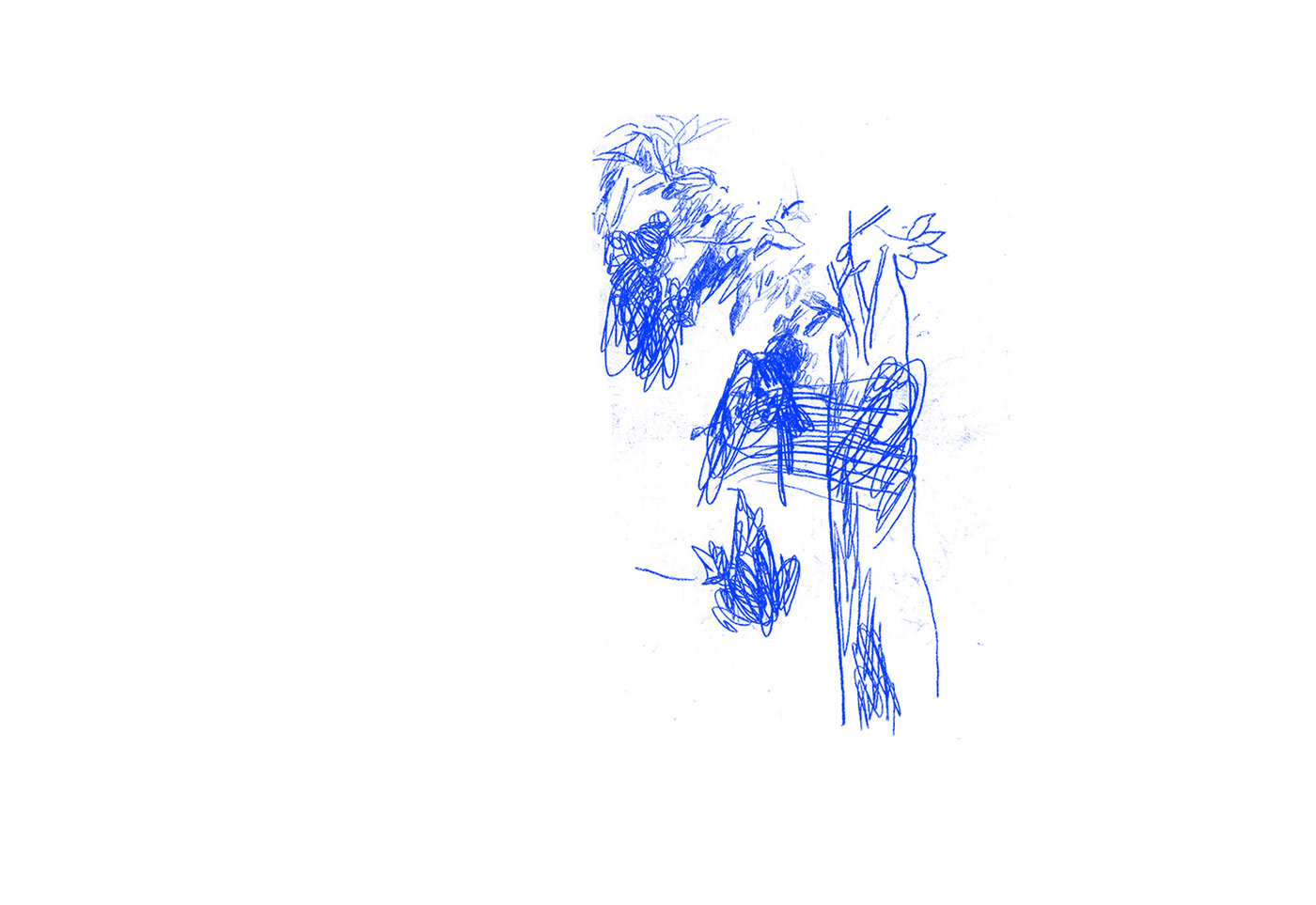blue Drawing  ILLUSTRATION  sketchbook sketching