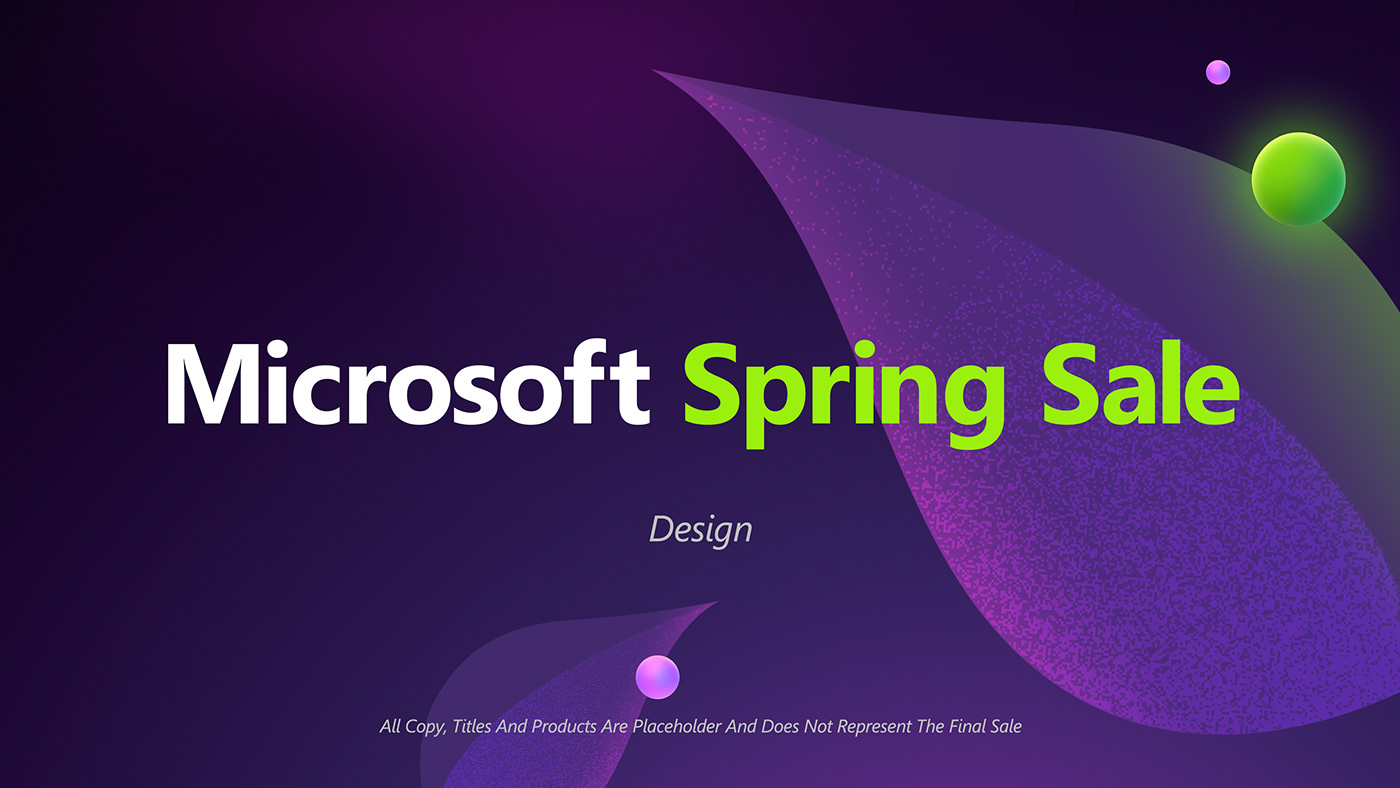 spring Advertising  visual identity Digital Art  ILLUSTRATION  Graphic Designer campaign Microsoft xbox sale