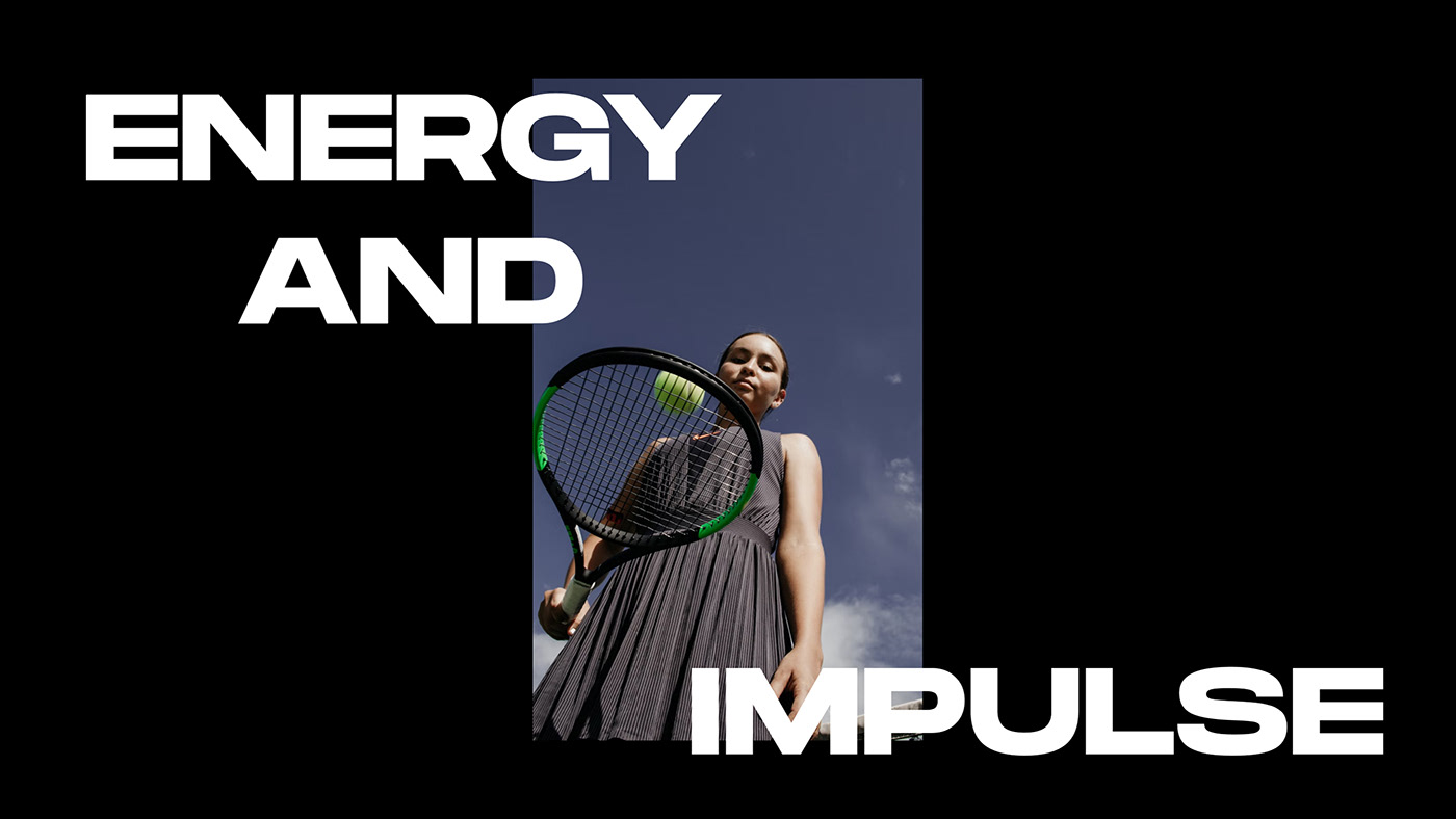 brand identity logo Logotype sport tennis Website media