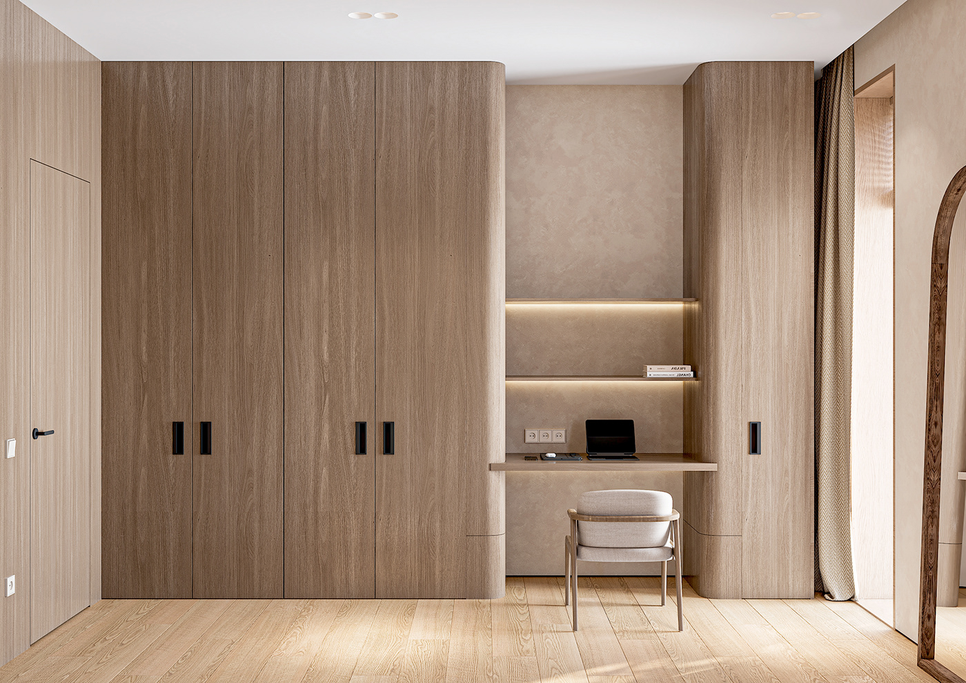 interior design  architecture 3D Render 3ds max visualization bedroom design