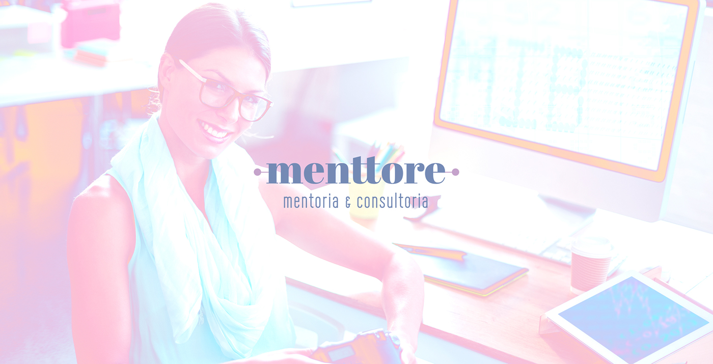 visual identity identidade visual design gráfico graphic design  brand marca logo Mentoria mentoring