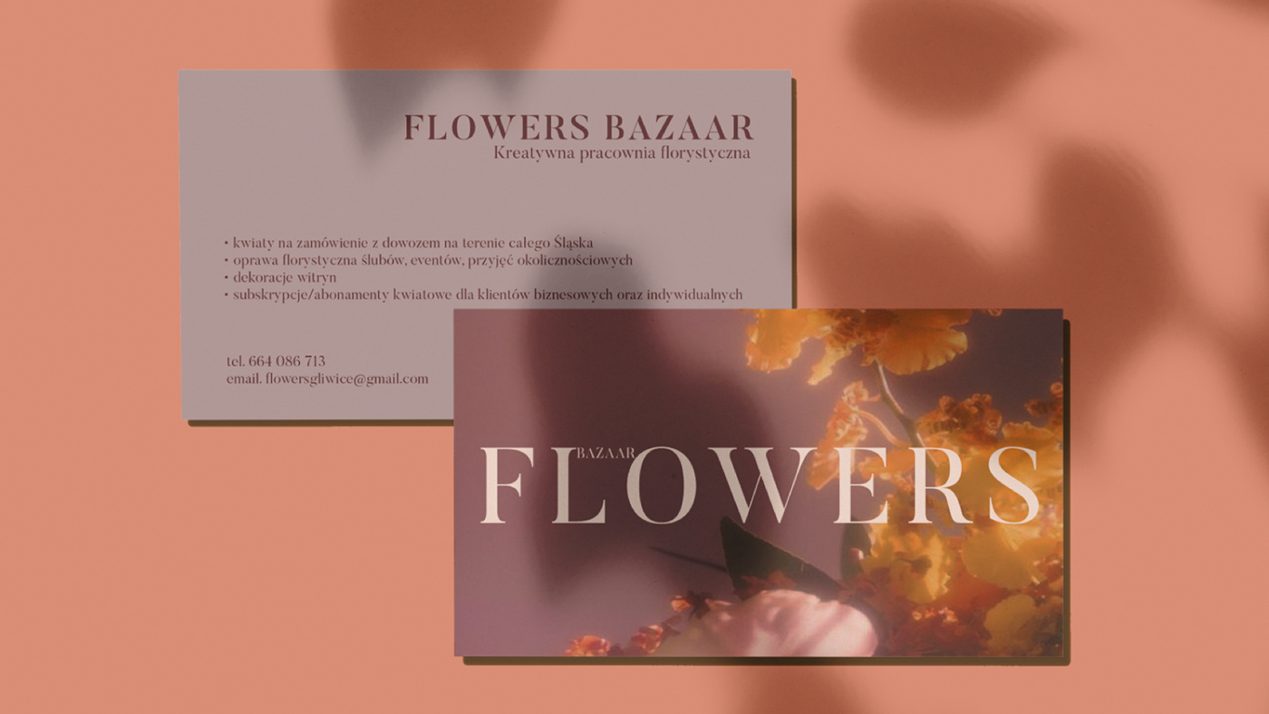 Flower Shop Flowers logo visual identity brand identity