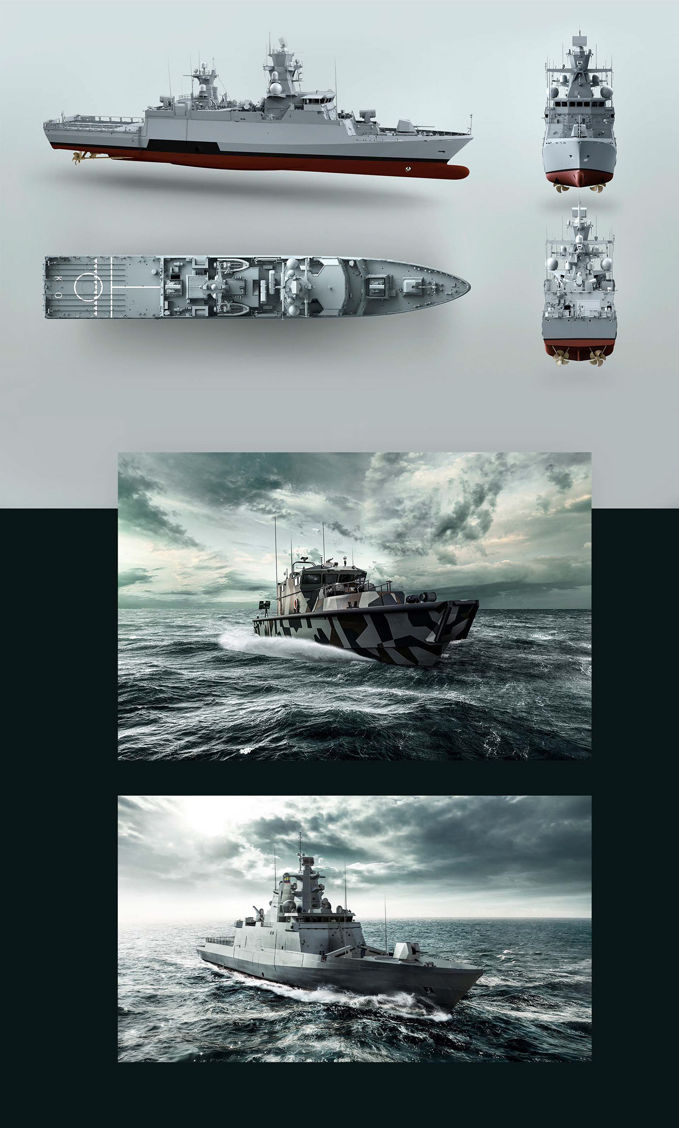 3D 3d design composing Defence Military naval Render rendering ship visualization