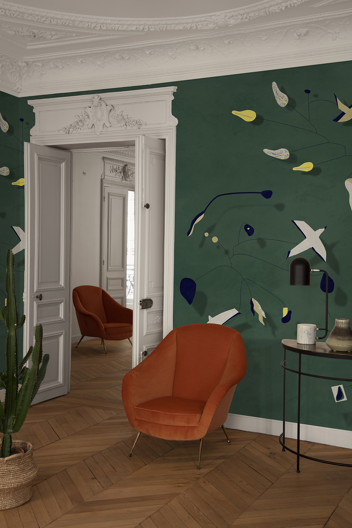 decor ILLUSTRATION  motif panoramique papier peint pattern surface wallpaper