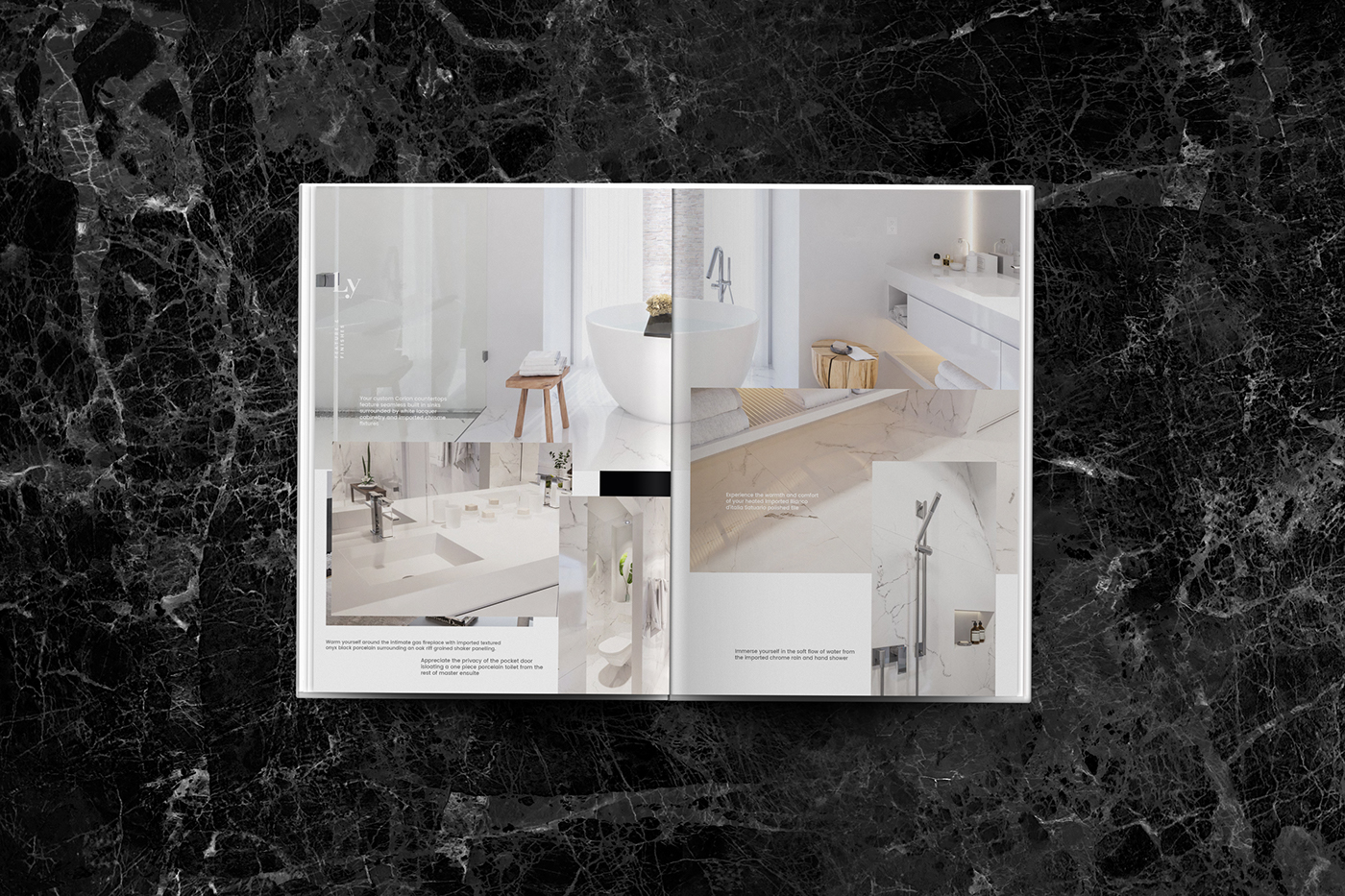 black White beige photoshop Illustrator minimal elegant Web Design  branding  real estate