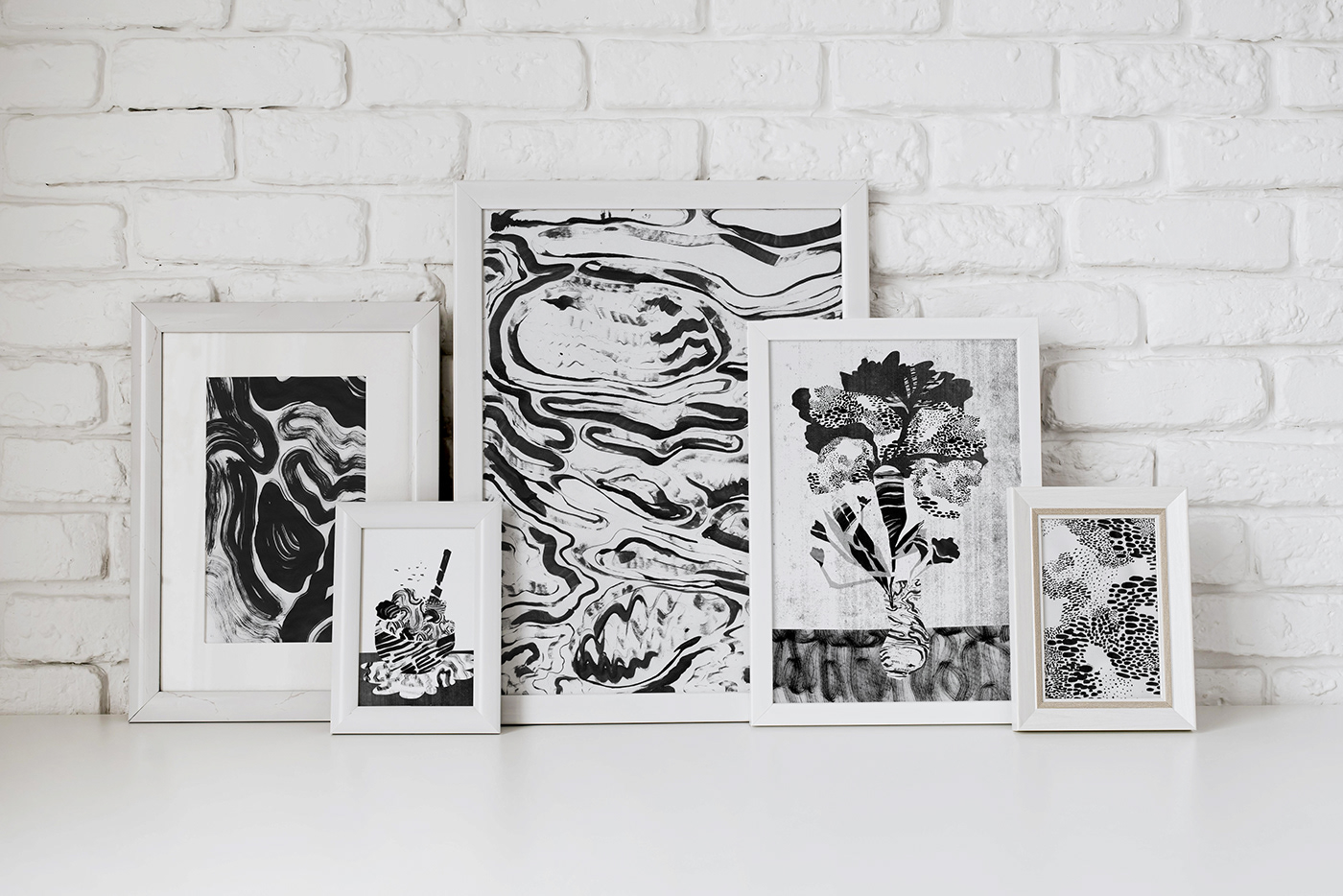 Drawing  digital illustration black and white Texture Design texturestudy selva jungle leopard Flowers spaguetti
