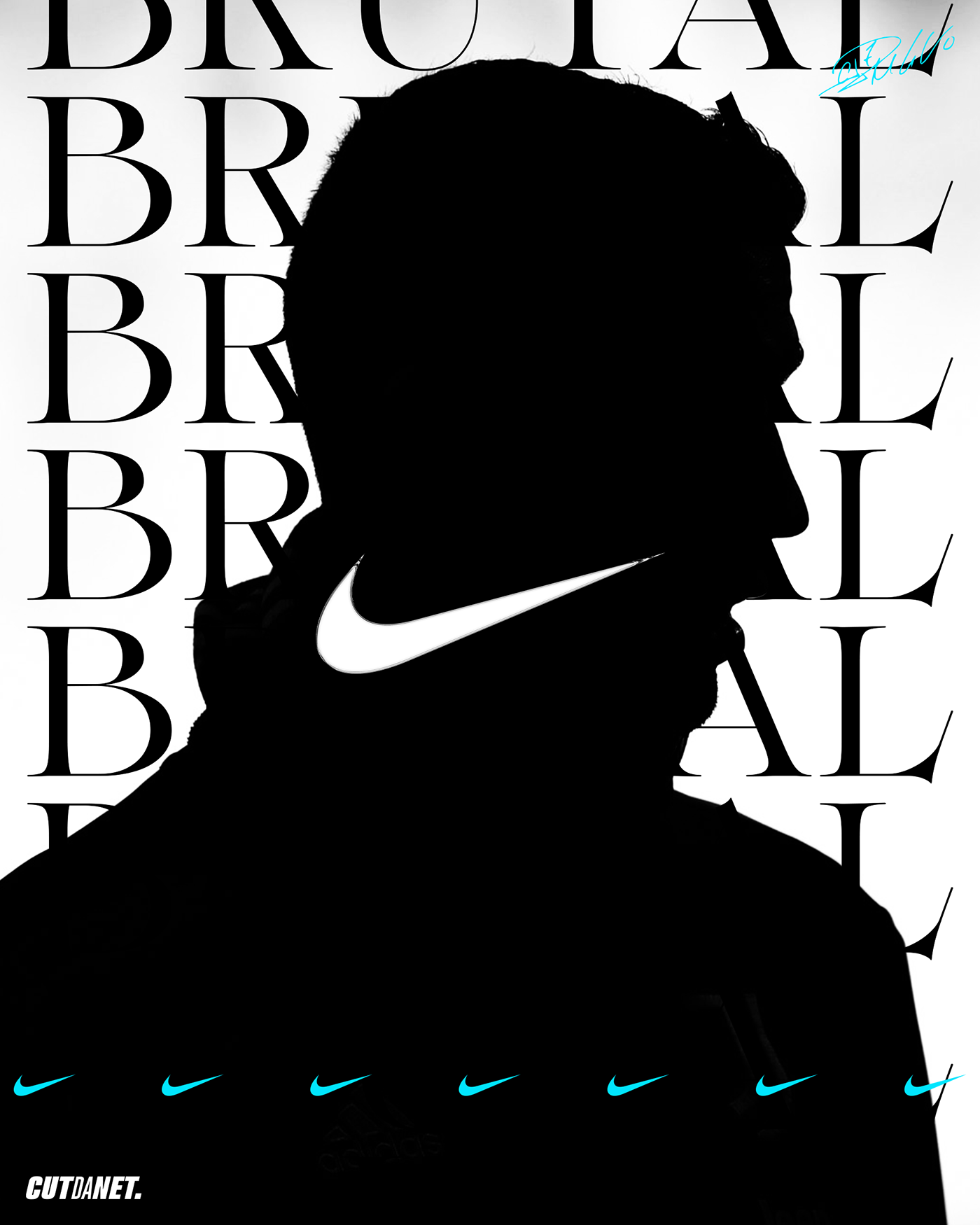 ads Advertising  campaign CR7 cristiano football graphic design  mercurial Nike typography  