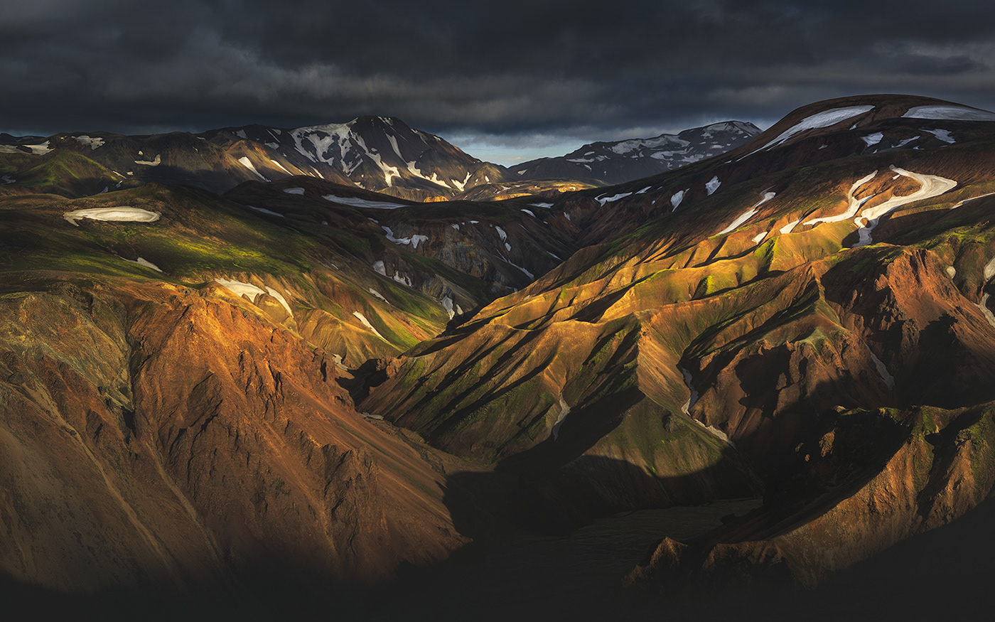 iceland Highlands summer Midnight Sun Dennis Polkläser Island midsummer D-P Photography Landscape landscape photography