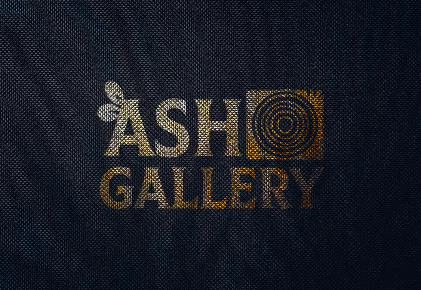 ash gallery branding  creative design graphic design  idea identity logo logopack mark