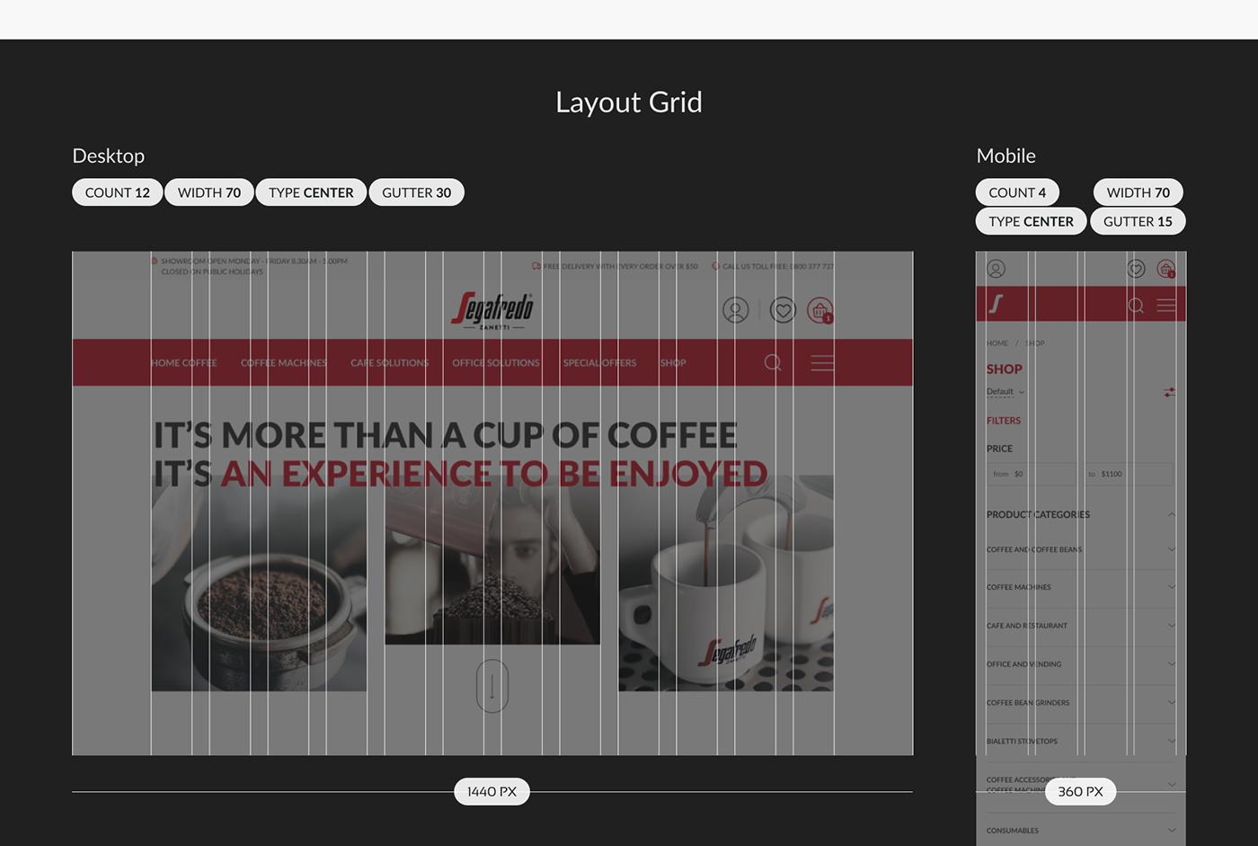 e-commerce Ecommerce ecommerce website UI/UX ui design Coffee Coffee Website coffee shop store design Retail
