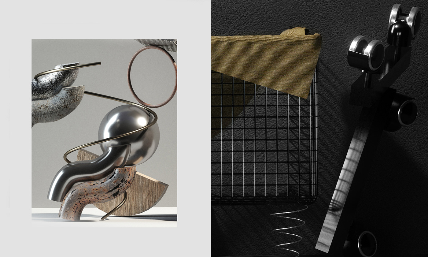 3dmodeling abstract ArtDirection CGI cinema4d contemporary design octanerender   Renders visualart