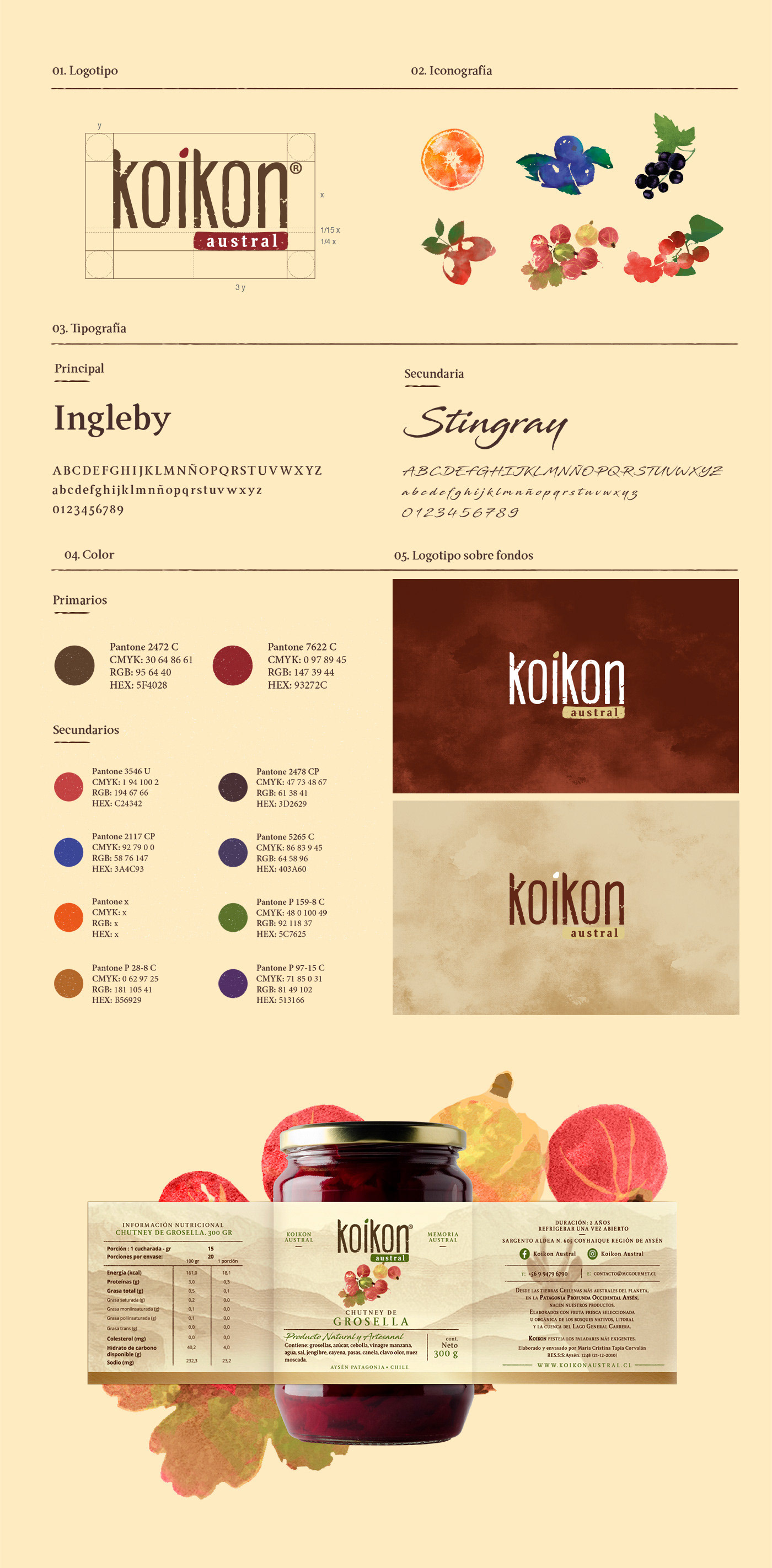 branding  Packaging Web Koikon naming Food  artesanal comida etiqueta