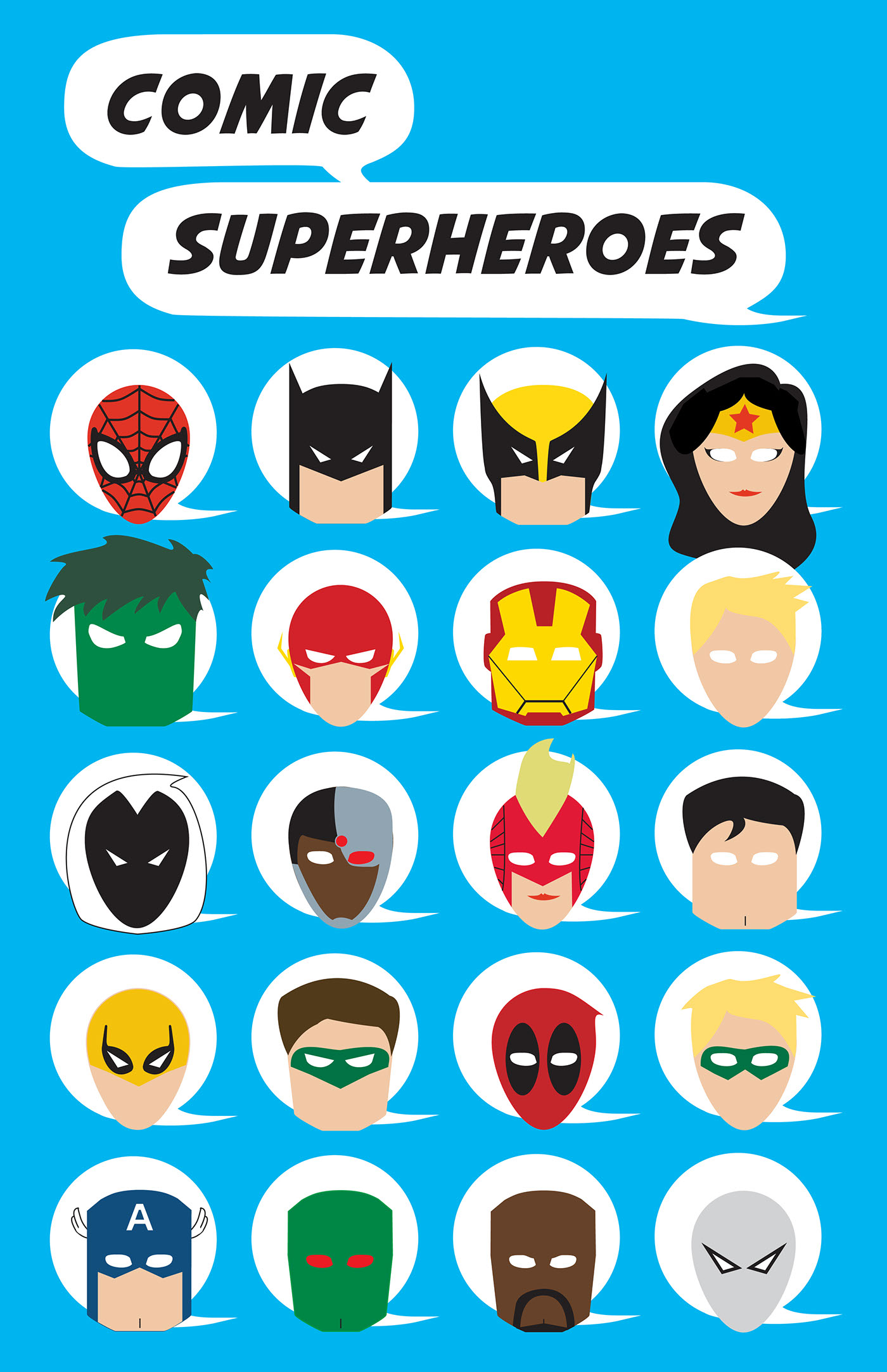 Superhero Icons on Behance