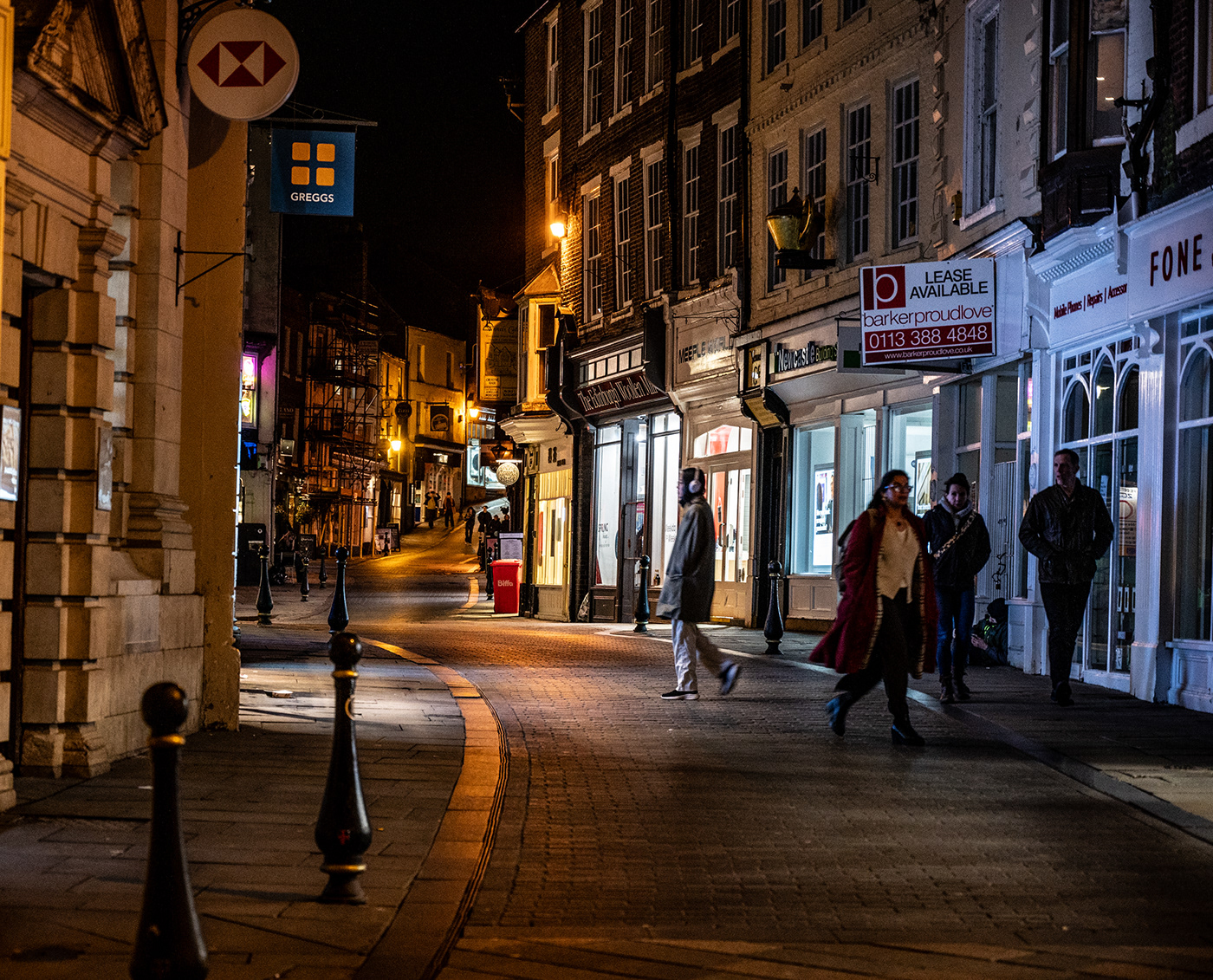 Durham night street