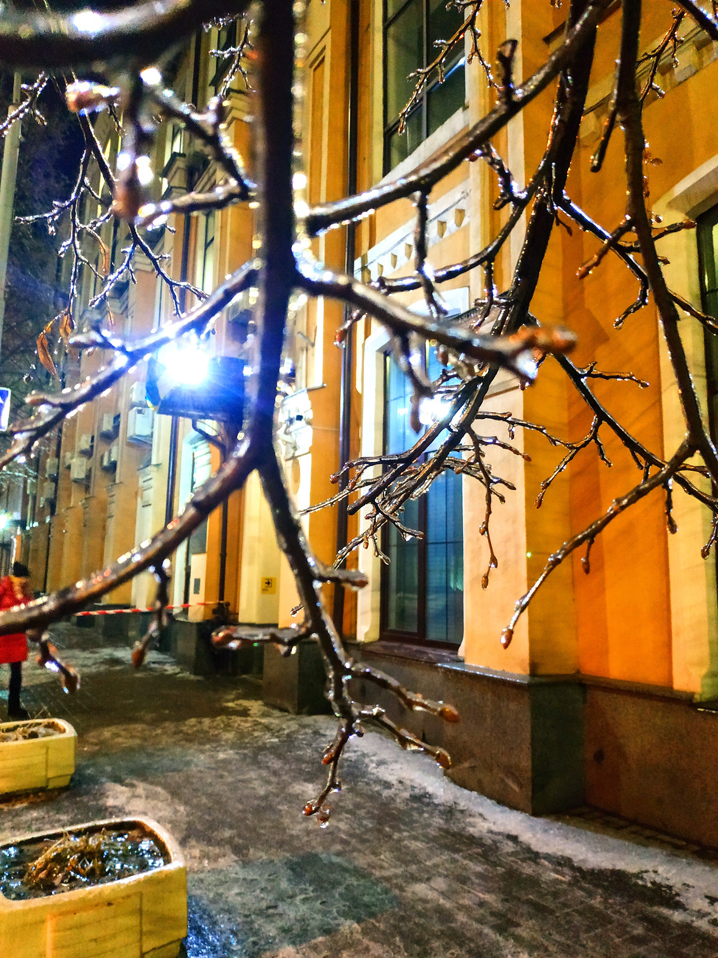 Ice in the light kiev photo