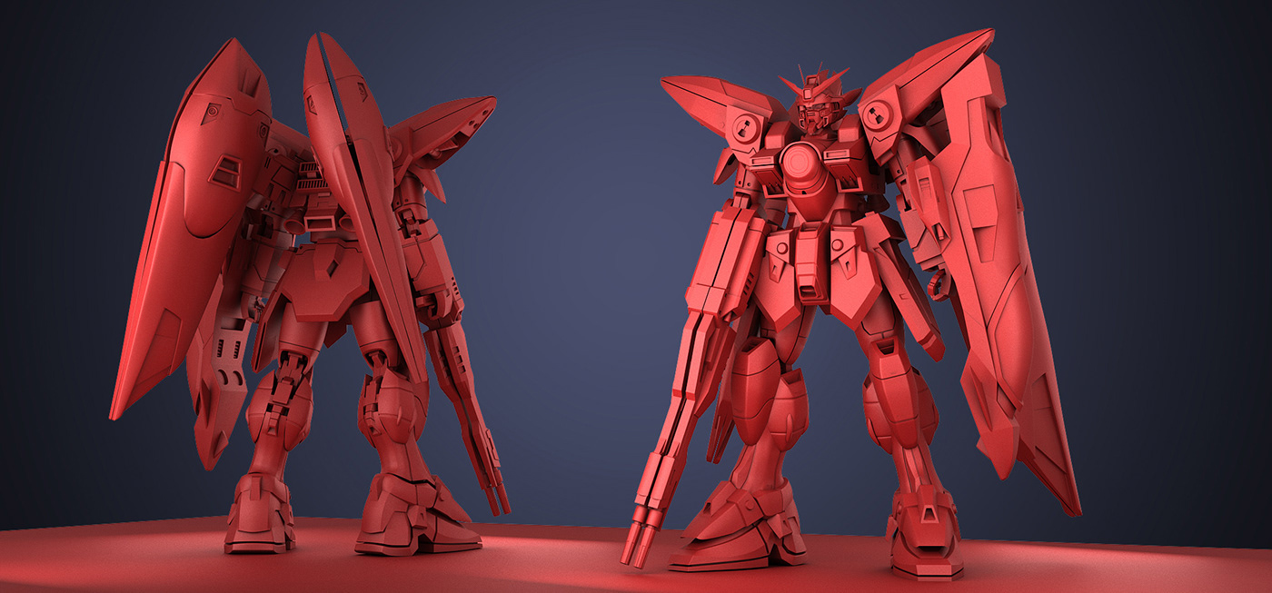 robot Gundam mecha manga Gun suit 3D 3dmax vfx tutorial