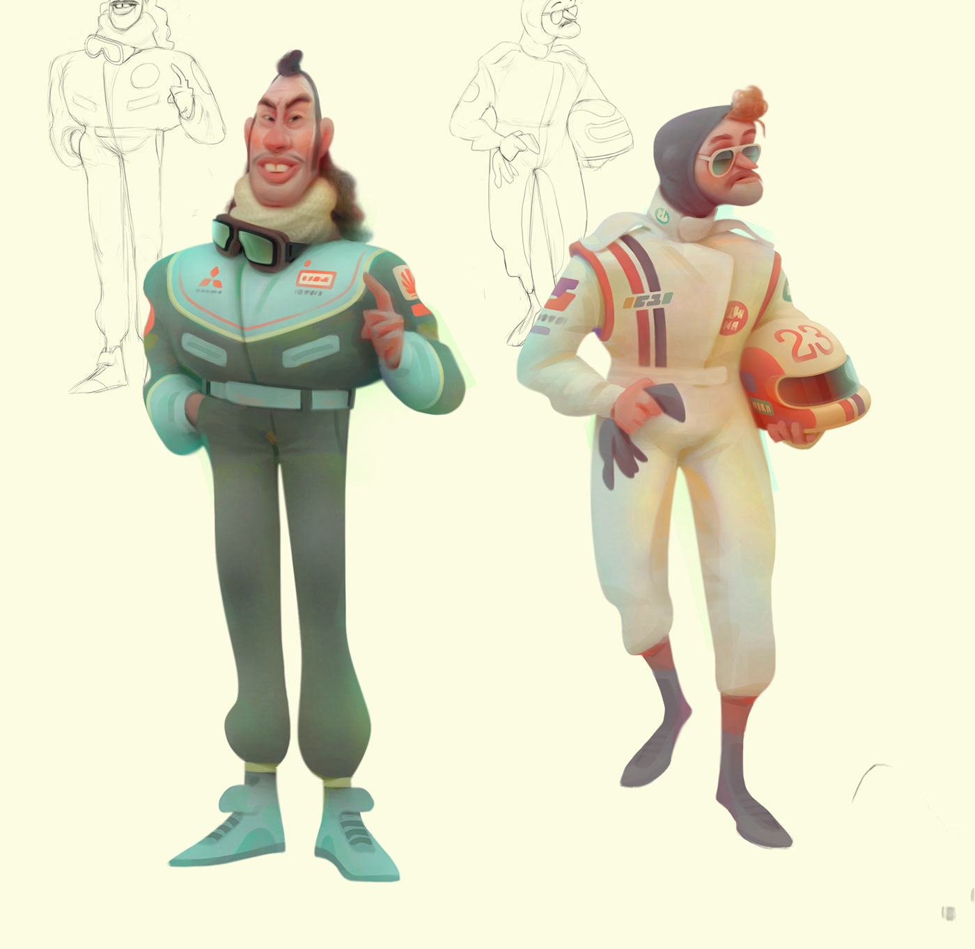Character design  cartoon animation  Advertising  Visual Development ILLUSTRATION  Dinosaur people Fashion  animals