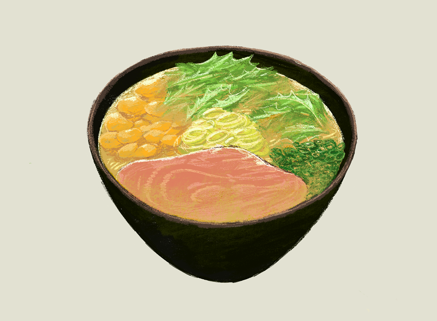 ILLUSTRATION  Food  ramen japanesefood iPad Clip Studio apple pencil foodillustration japan Shizuoka