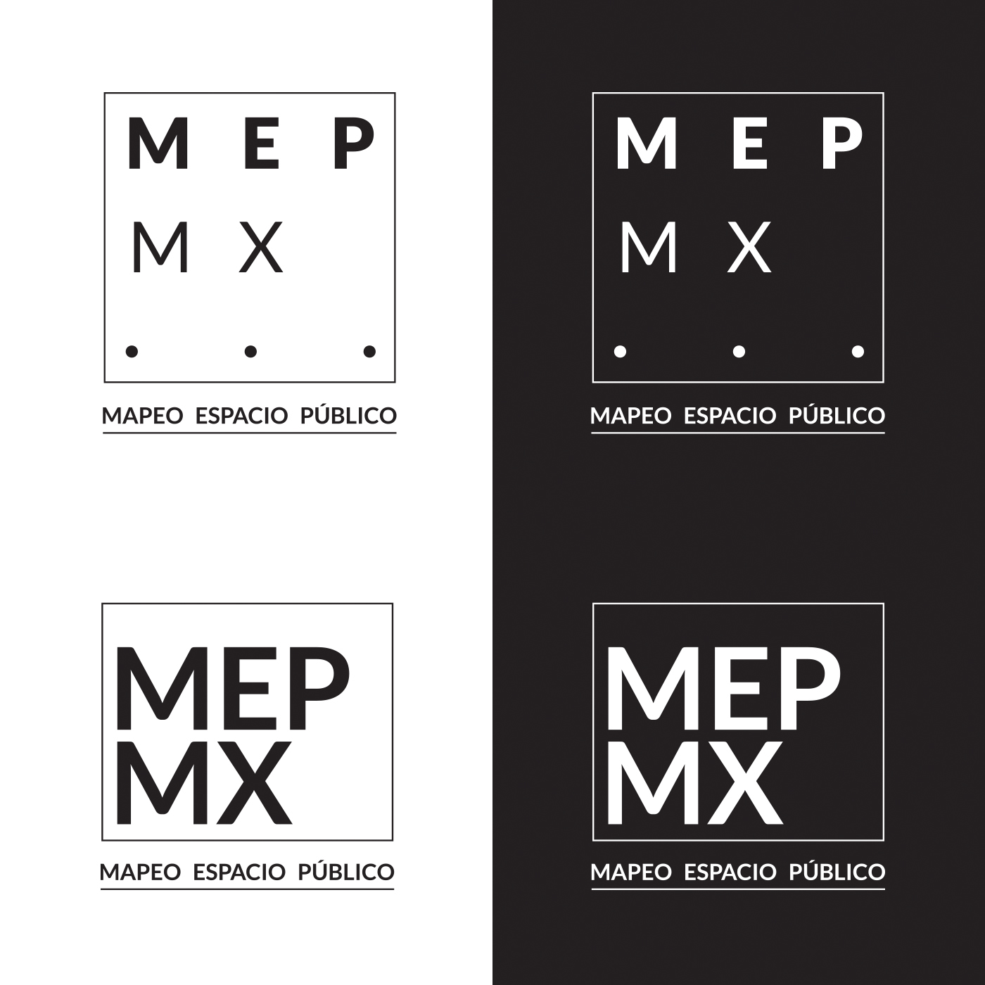 MEP MX Espacio público Mapeo México identidad gráfica Diseño web Mapeo web