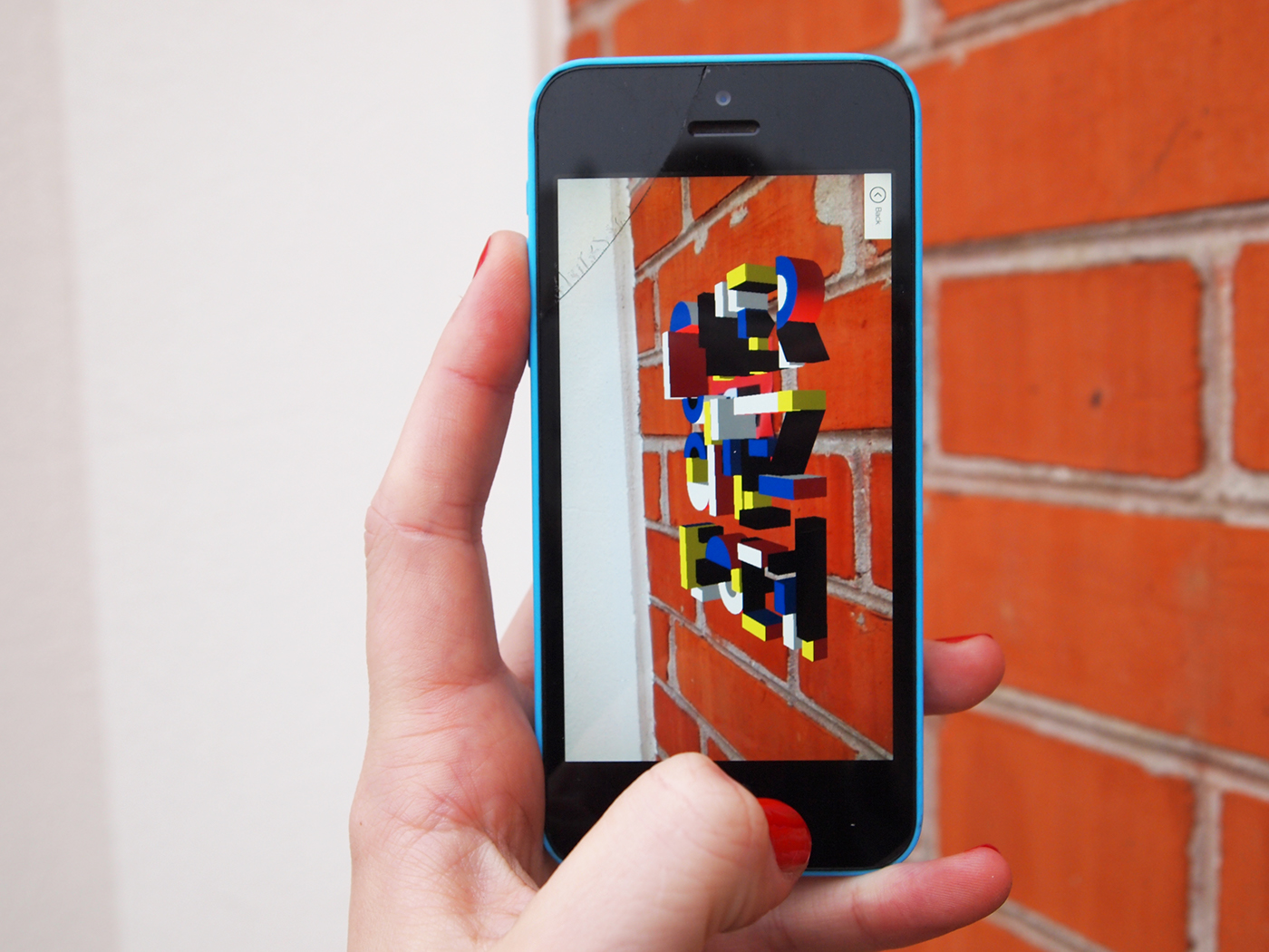 augmented reality réalité augmentée posters affiches 3D geometric Geometrie flat colors virtual