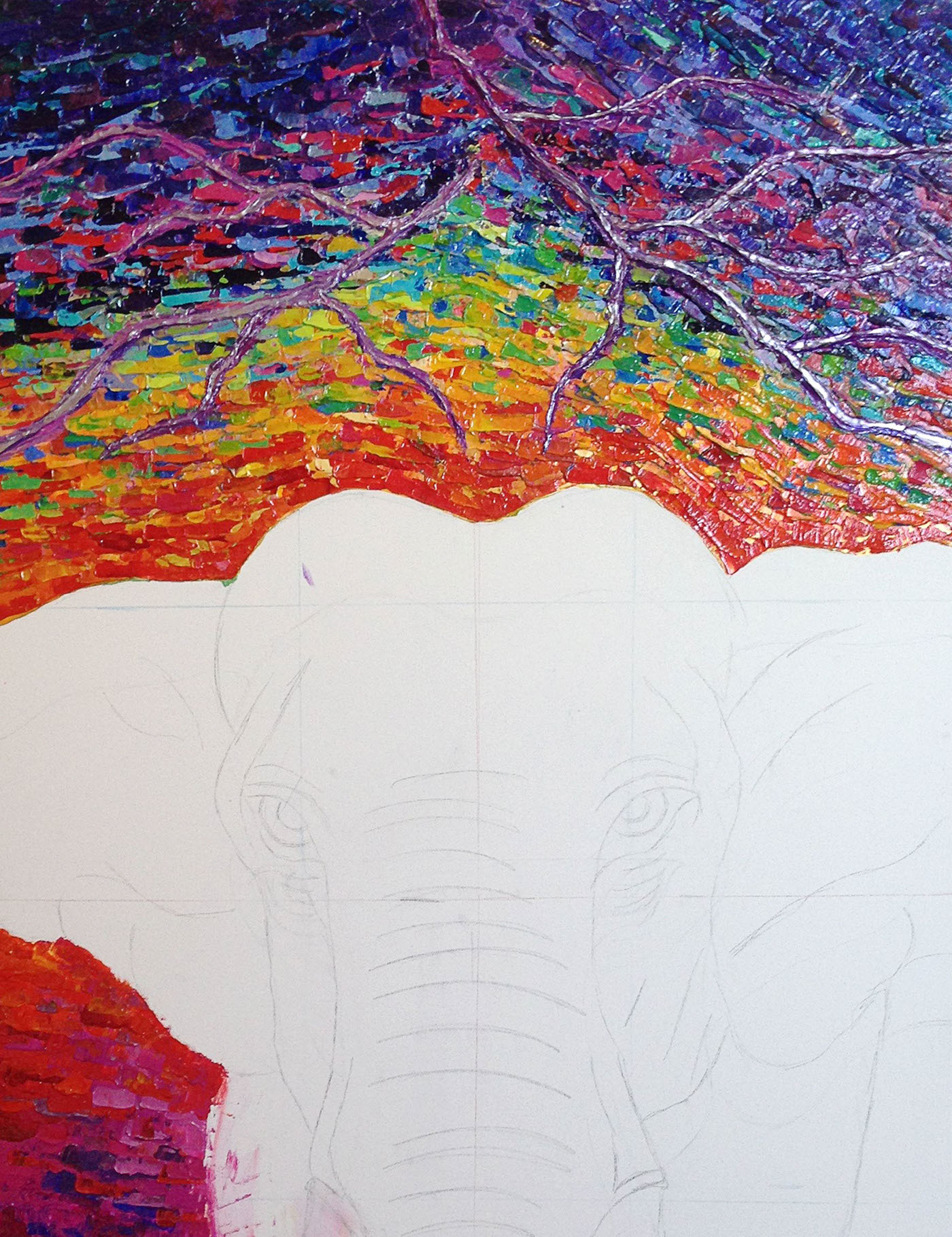 painting   FINEART brisbaneartist brisbanepainter elephantpainting behanceartist fineartaustralia
