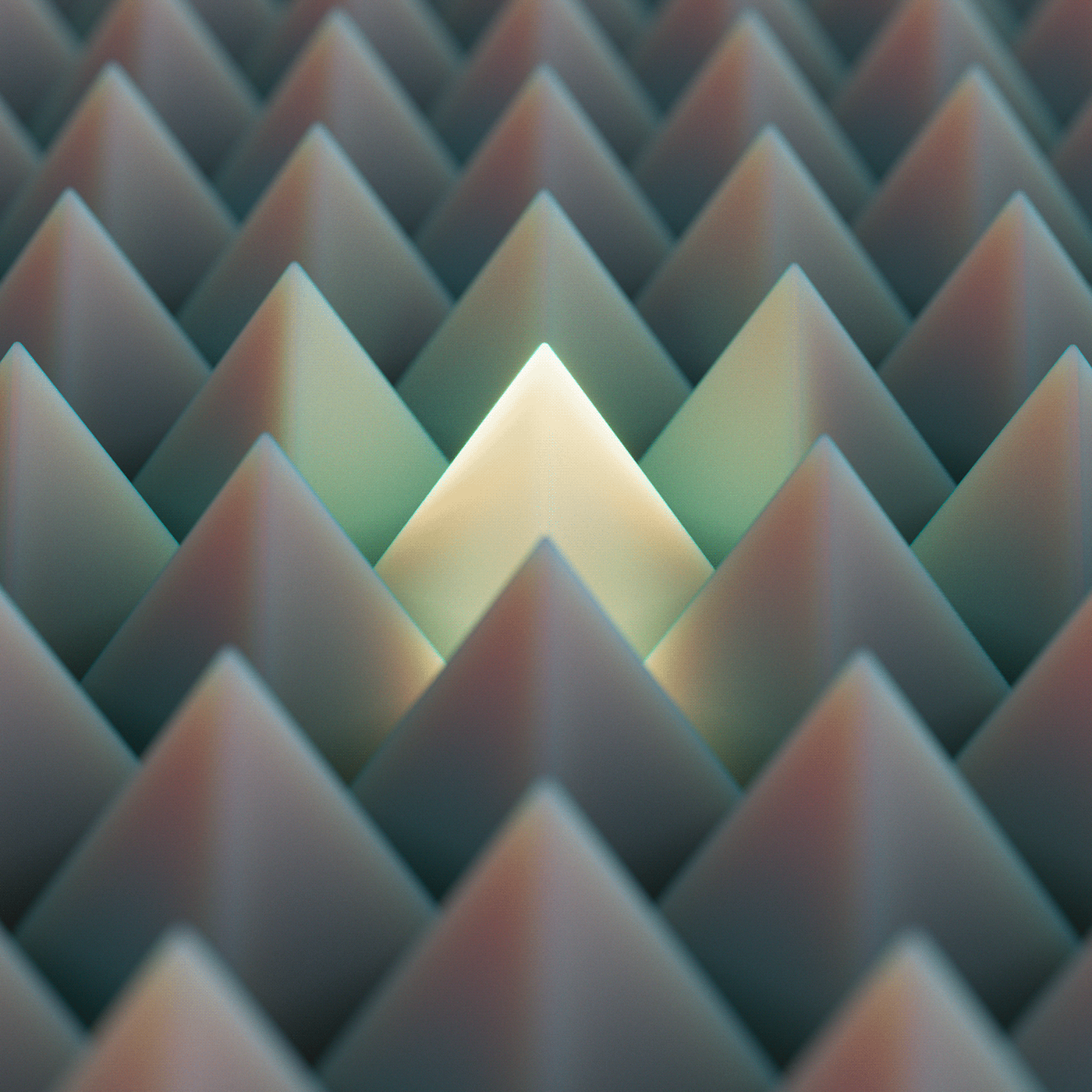abstract CGI cinema 4d corona CoronaRender  geometric geometry minimal Subsurface Scattering triangle